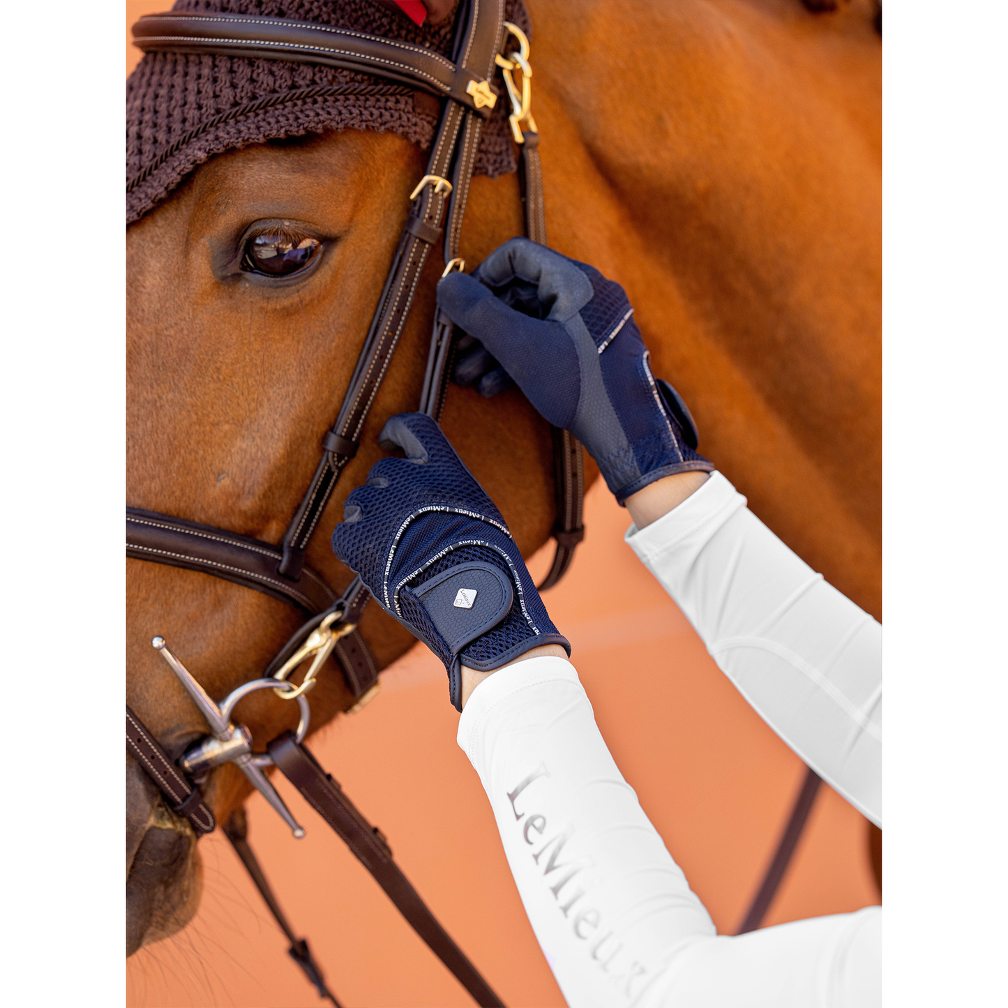 3D Mesh Riding Gloves