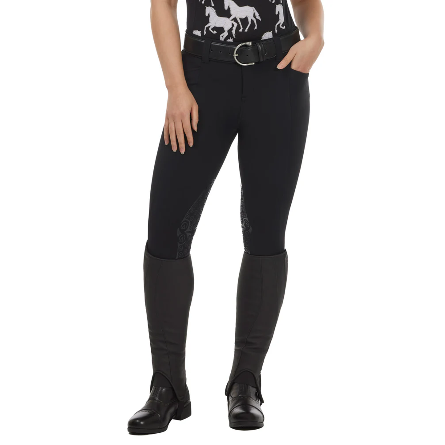 Affinity Pro Silicone Knee Patch Riding Breech