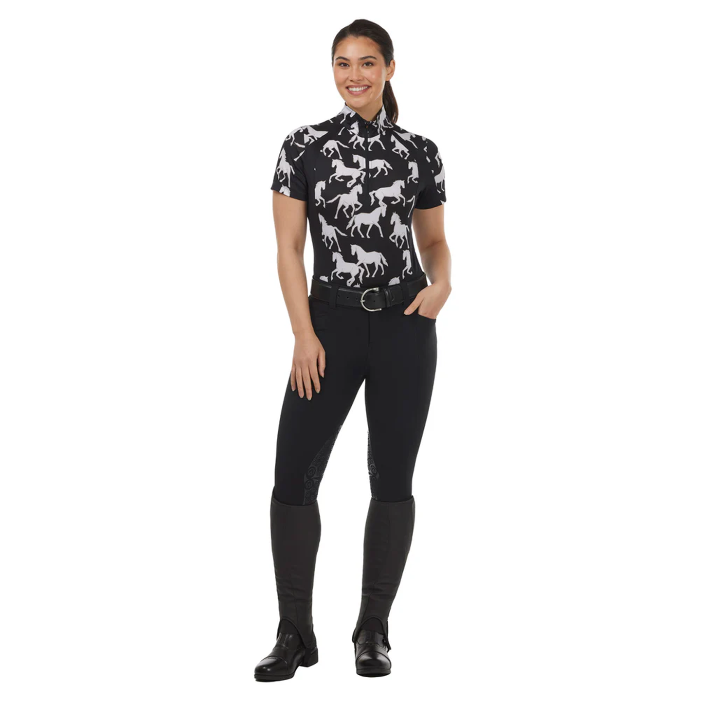 Affinity Pro Silicone Knee Patch Riding Breech