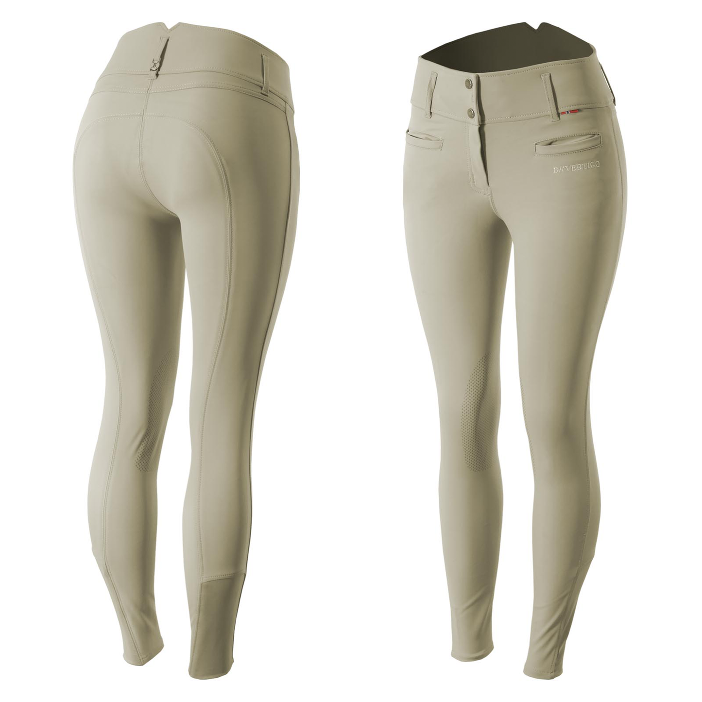 B Vertigo Tiffany High Waist Silicone Knee Patch Breeches