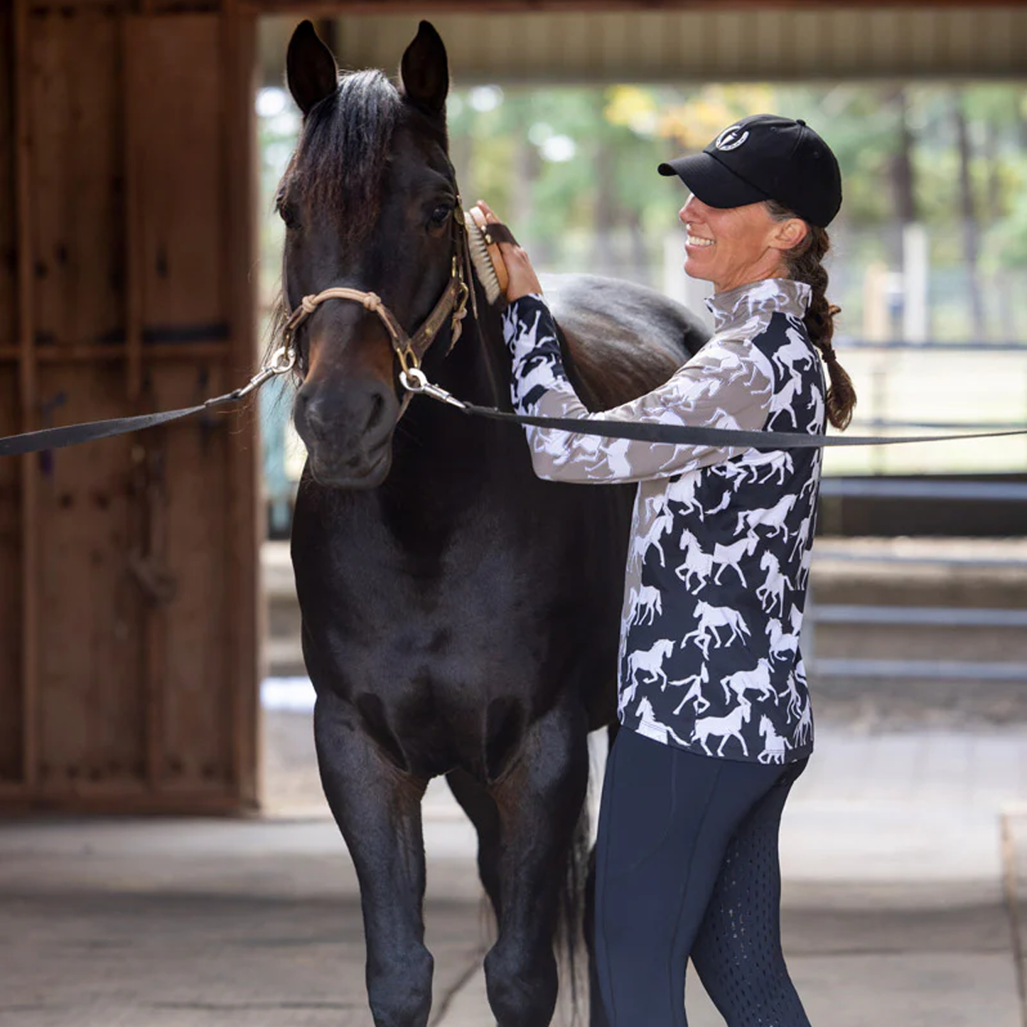 Balance Ice Fil Long Sleeve Riding Shirt