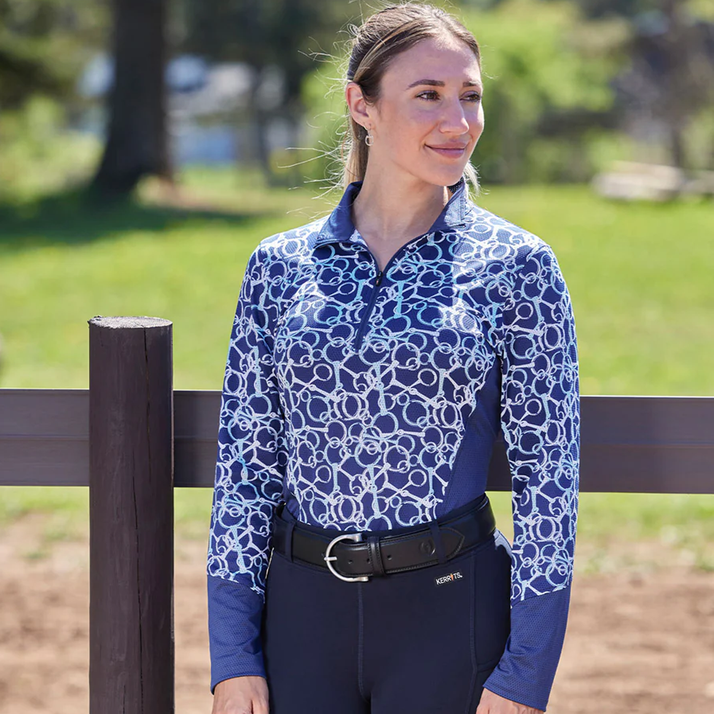 Balance Ice Fil Long Sleeve Riding Shirt