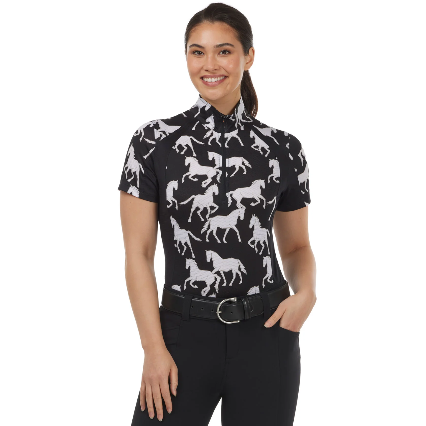 Balance Ice Fil Short Sleeve Riding Shirt