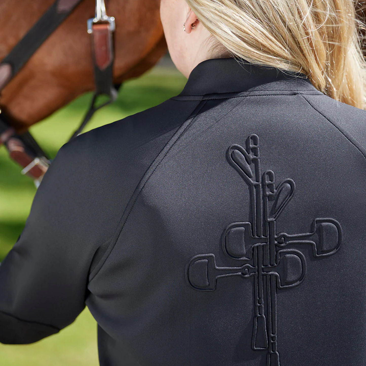 Bits N Crops Bomber Riding Jacket