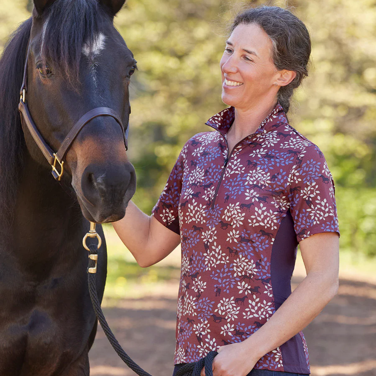 Breeze Ice Fil Short Sleeve Riding Shirt