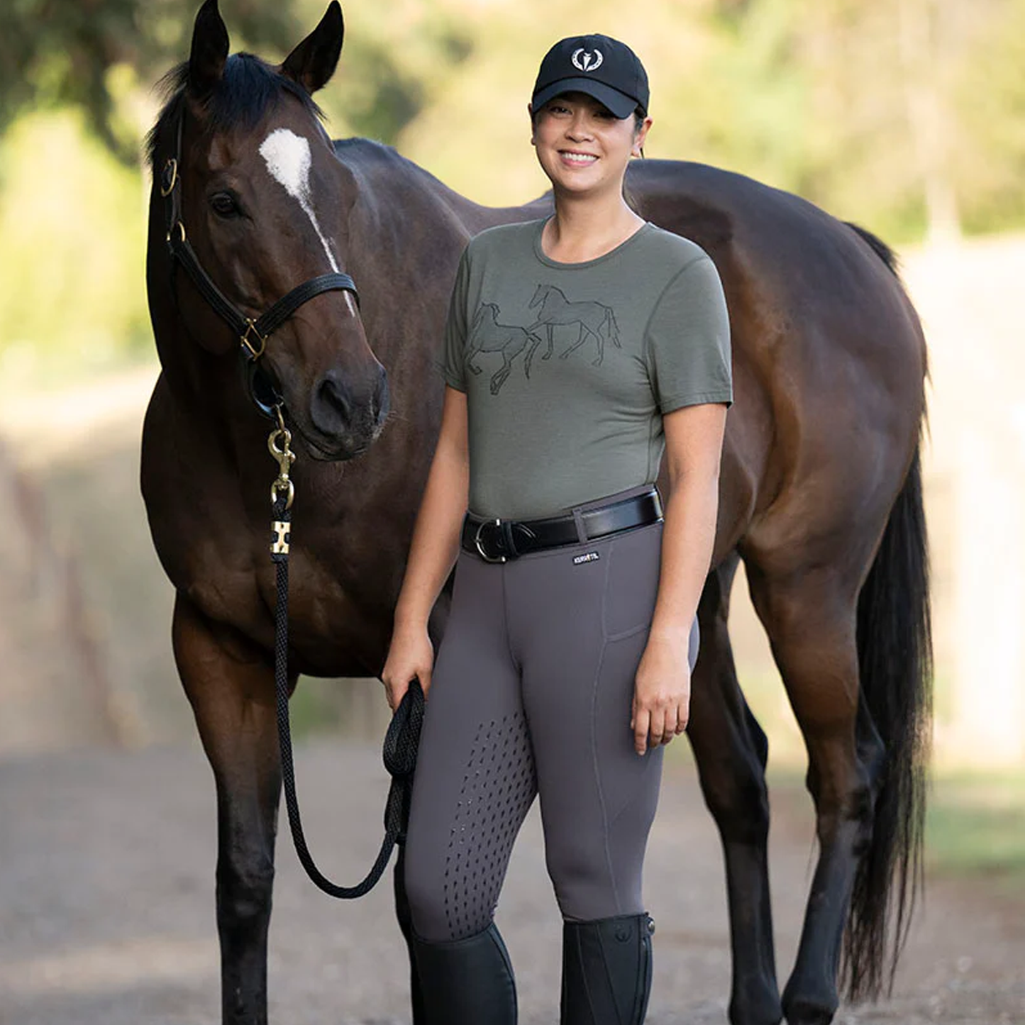 Coolcore Silicone Full Leg Riding Tech Tight