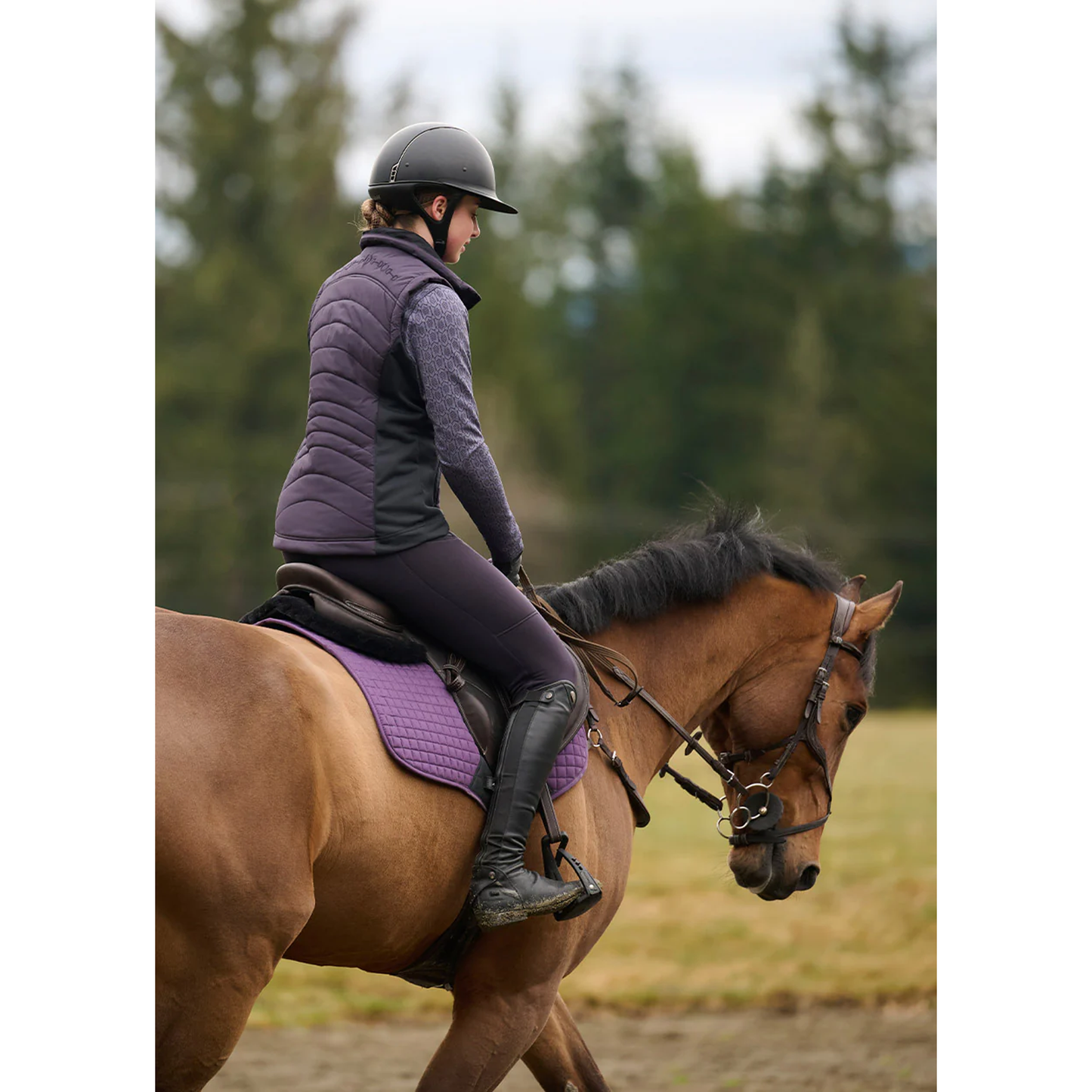 Counter Balance Quilted Riding Vest