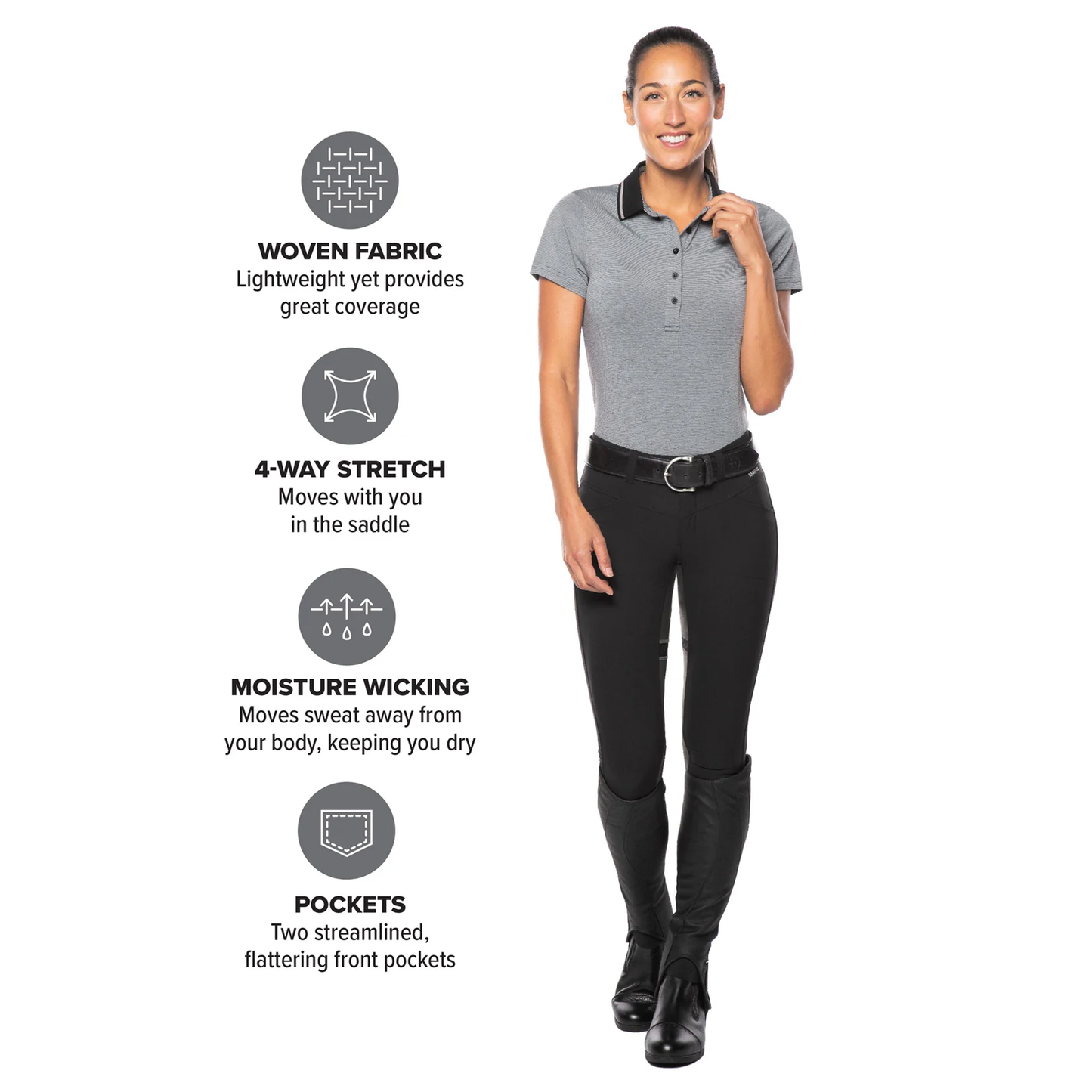 Crossover Petite II Full Seat Riding Breech