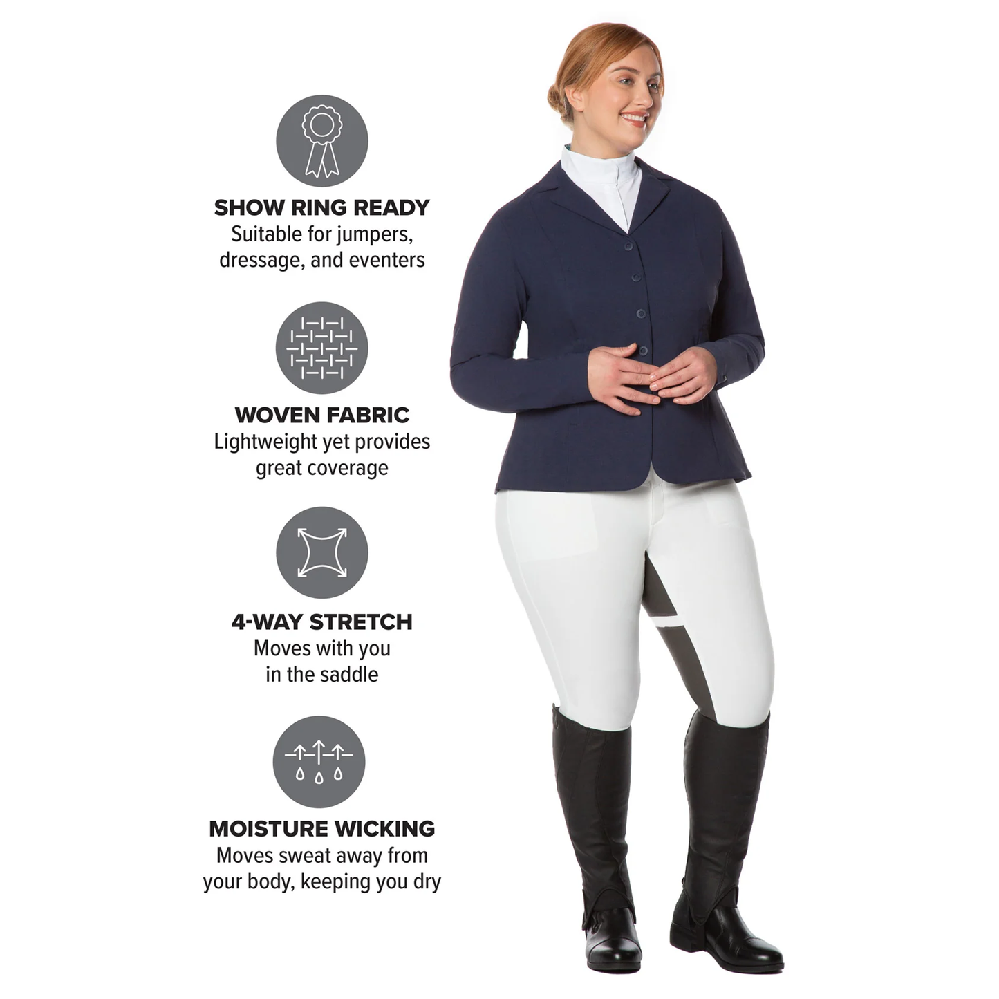 Crossover Petite II Full Seat Riding Breech