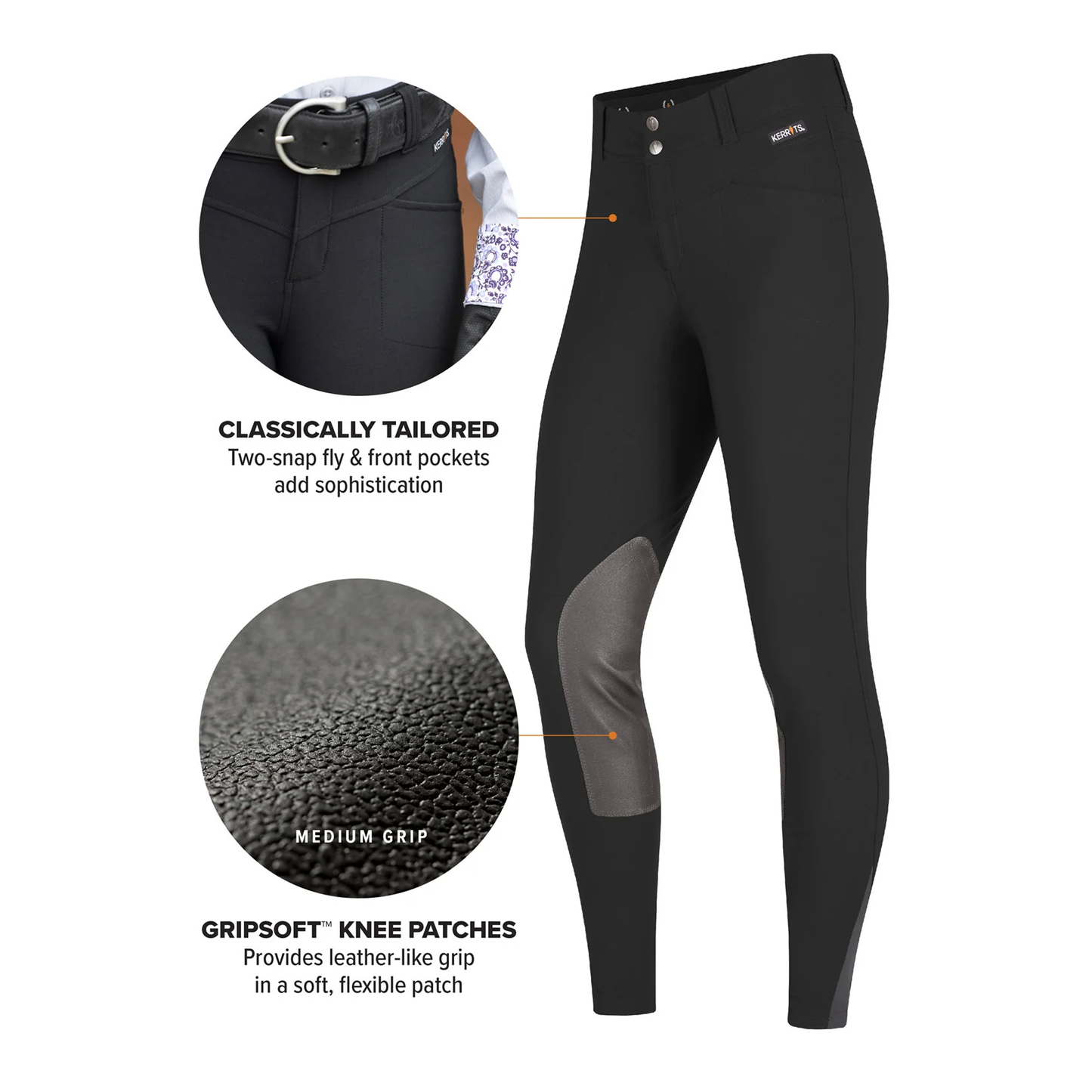Crossover Petite II Knee Patch Riding Breech