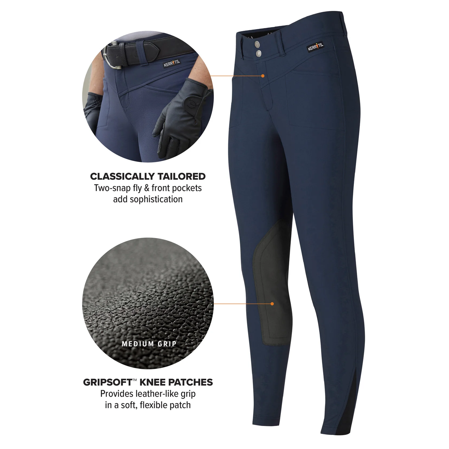 Crossover Petite II Knee Patch Riding Breech