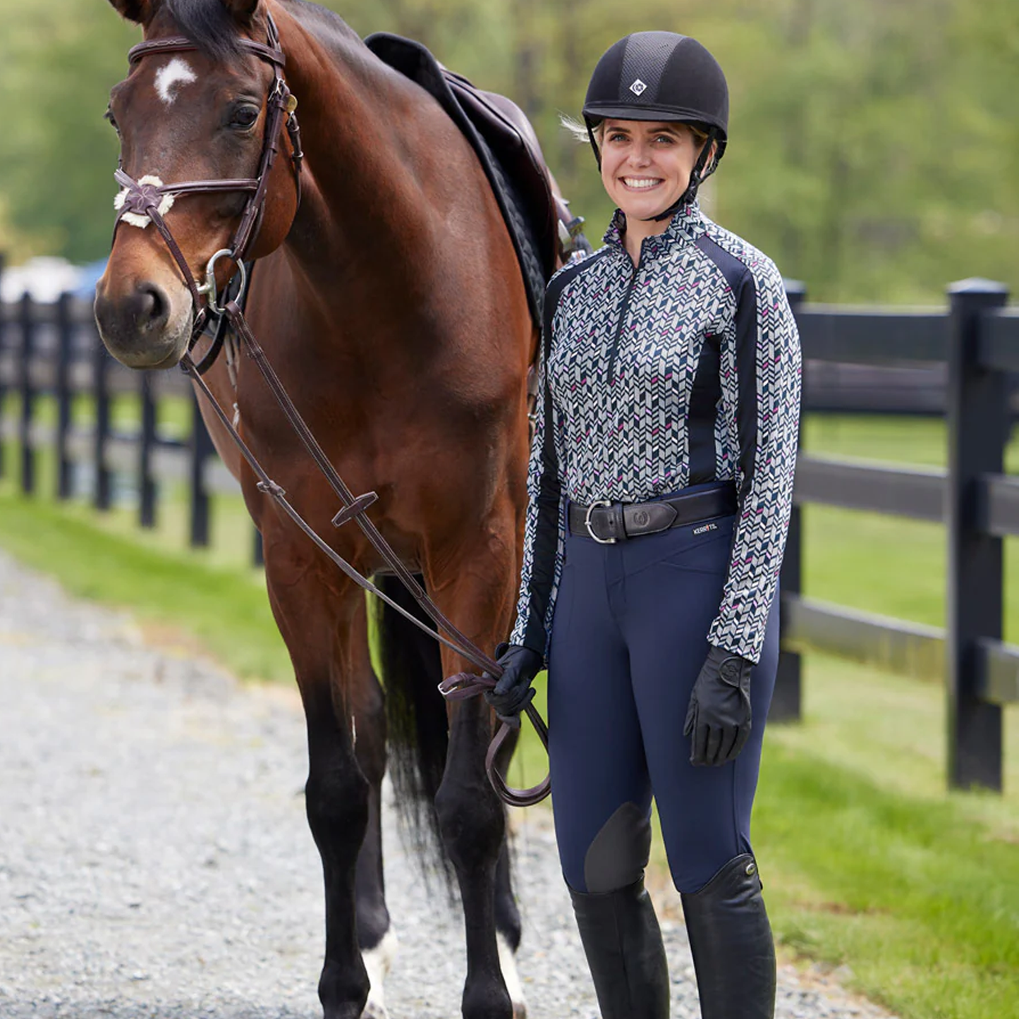 Crossover Petite II Knee Patch Riding Breech