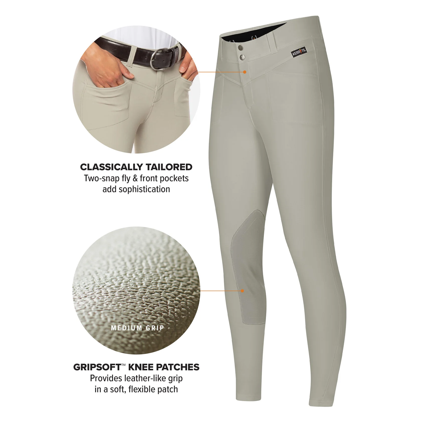 Crossover Petite II Knee Patch Riding Breech