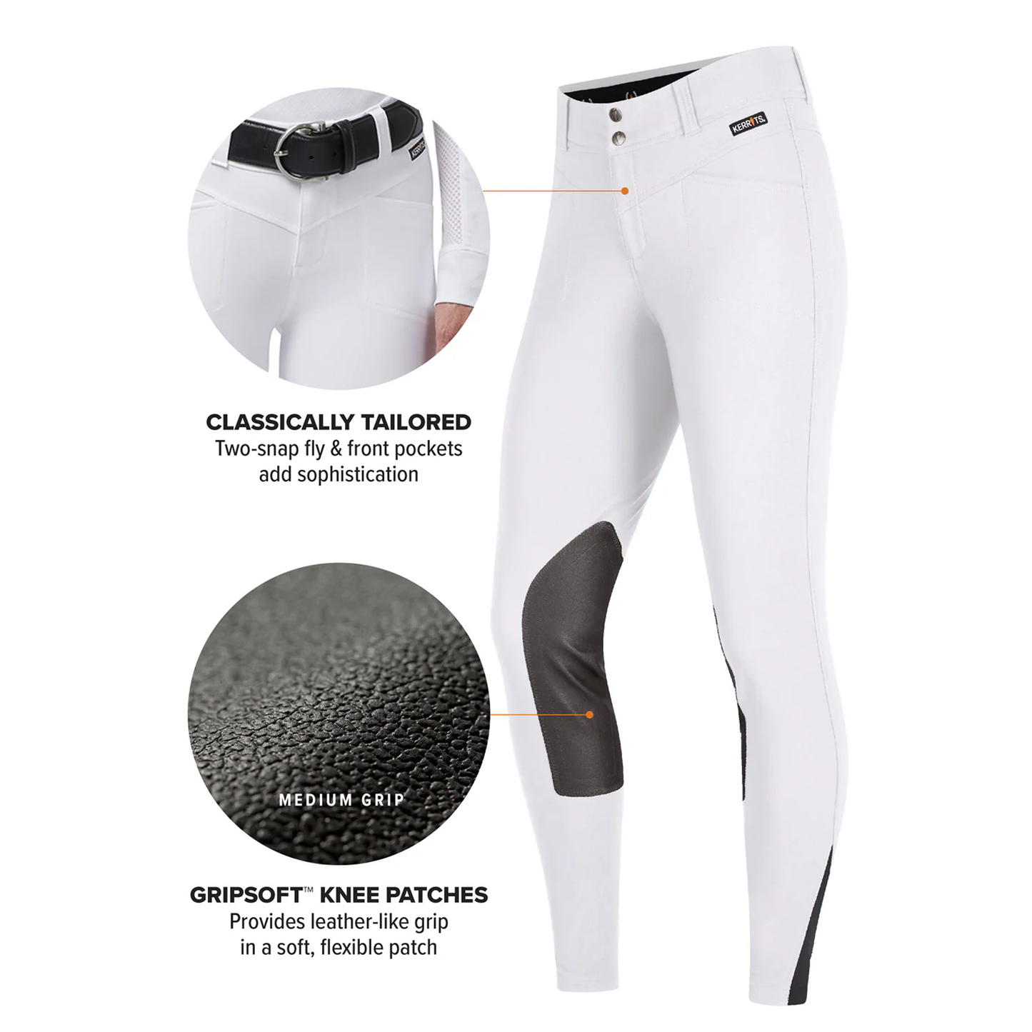 Crossover Petite II Knee Patch Riding Breech