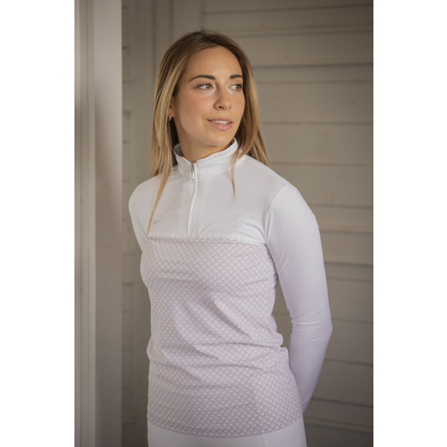 Debbie Long Sleeve Show Polo Shirt