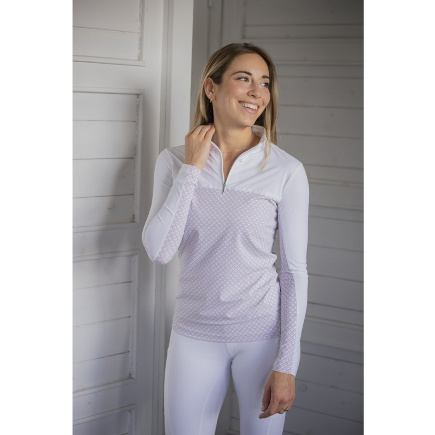 Debbie Long Sleeve Show Polo Shirt