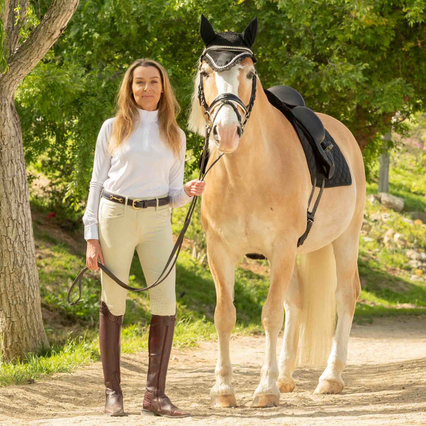Victoria Silicone Knee Patch Breeches