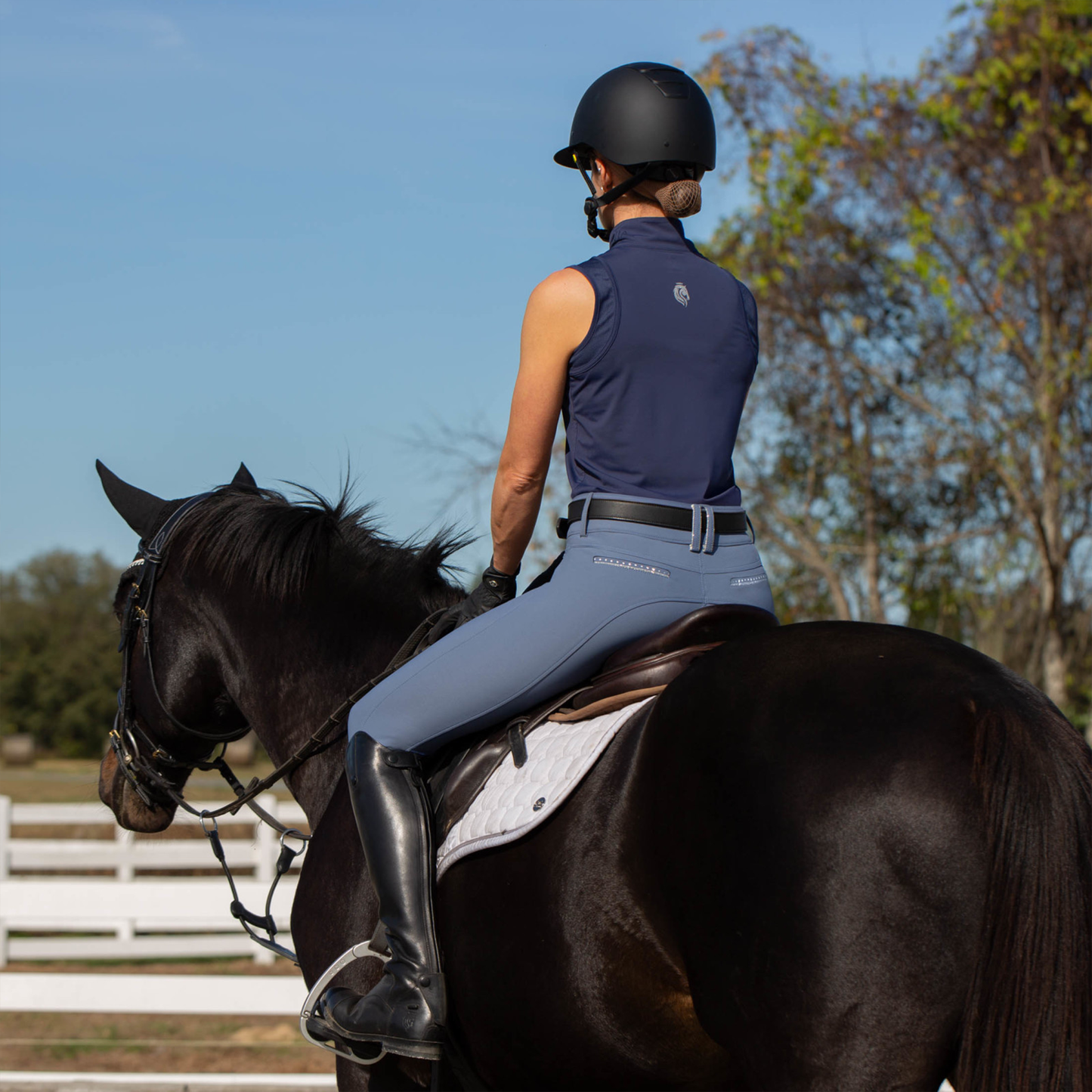 Victoria Silicone Knee Patch Breeches
