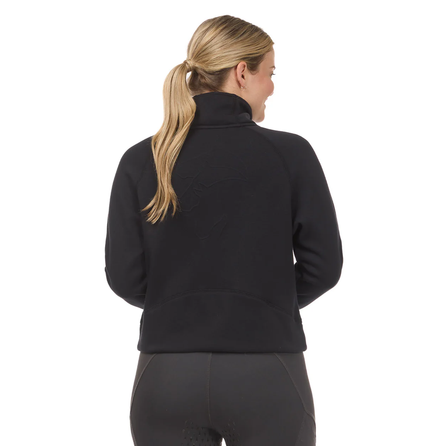 Etched Equine Half Zip Sweatshirt