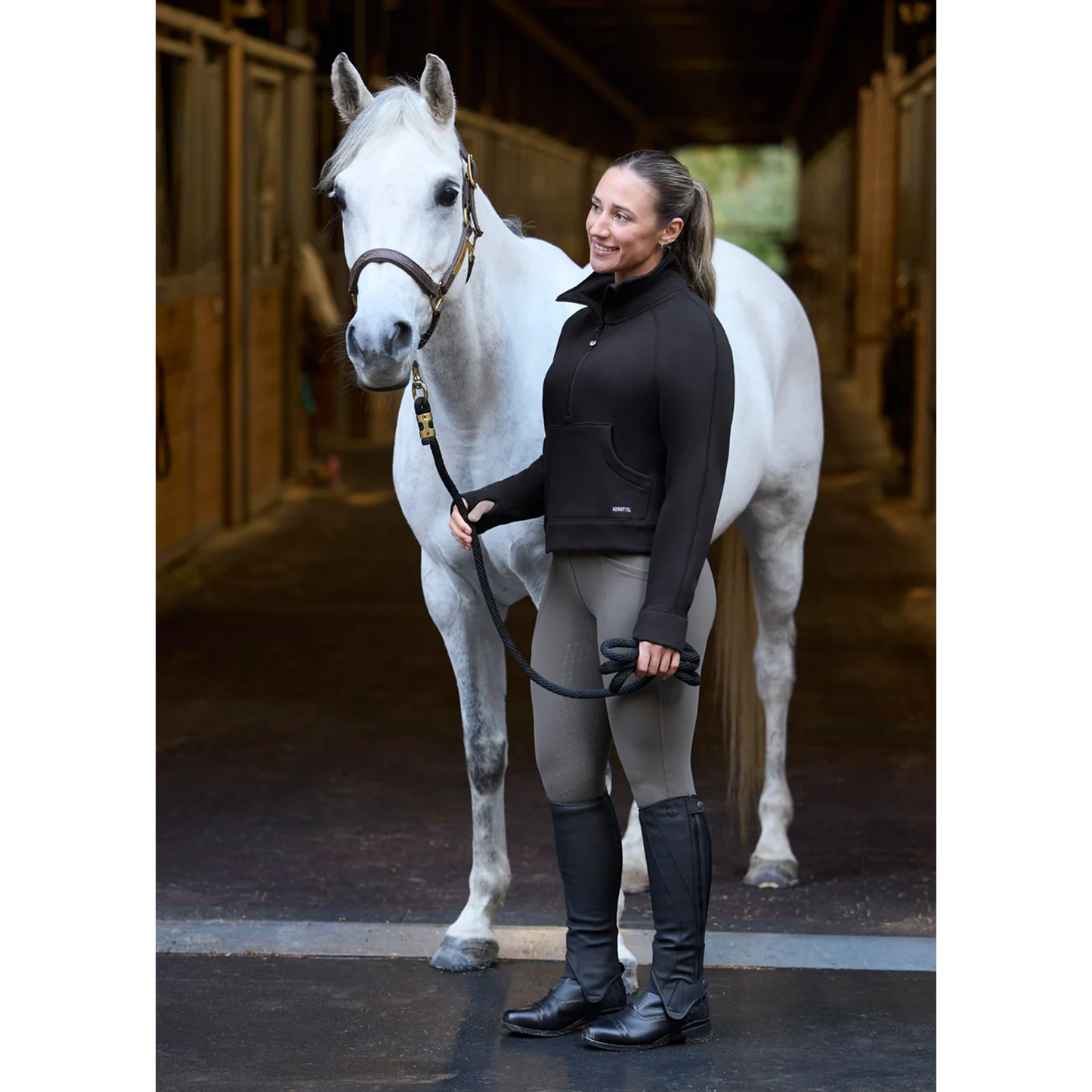 Fusion Fleece-Lined Full Leg Clinic Tight