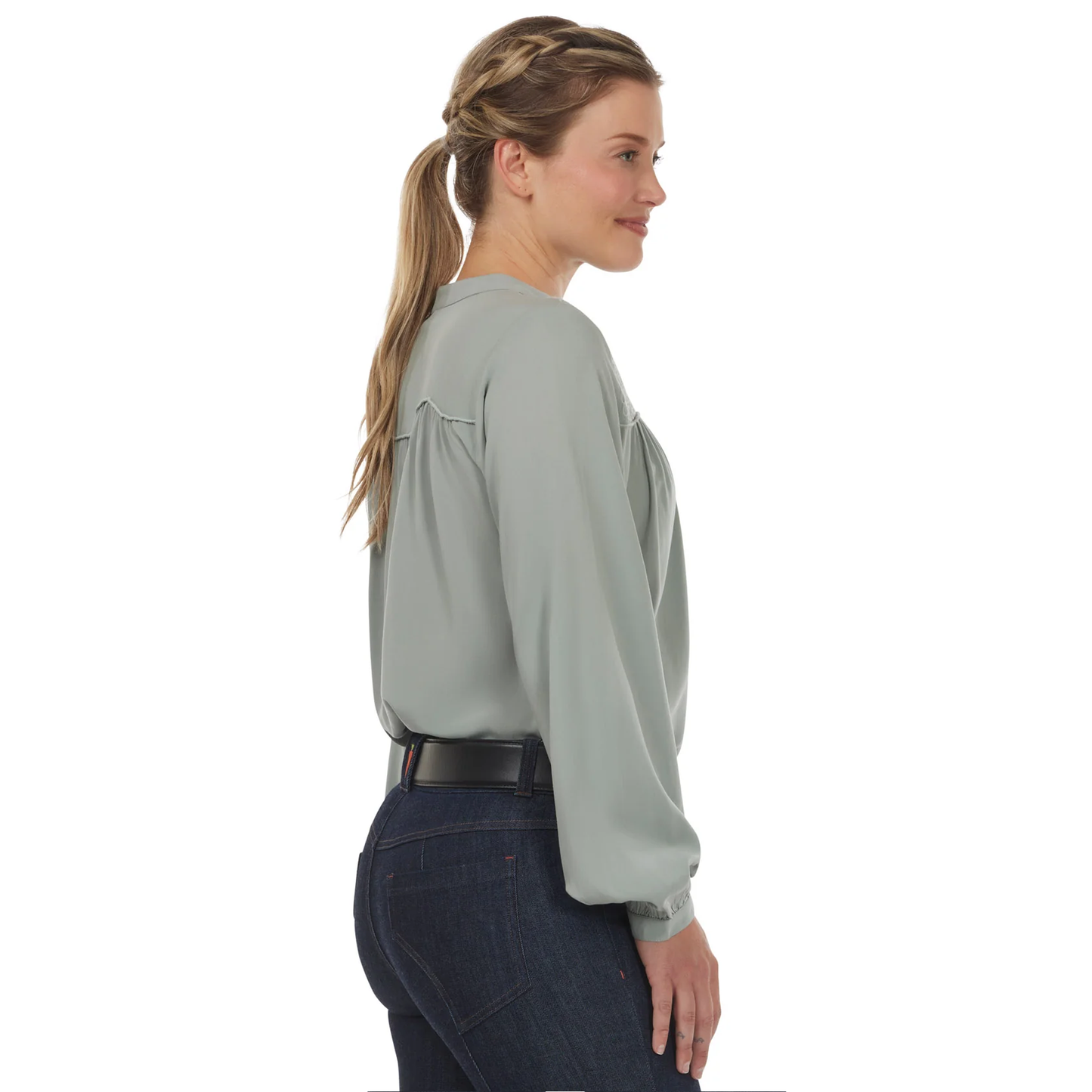 Hollyhocks & Horseshoes Blouse