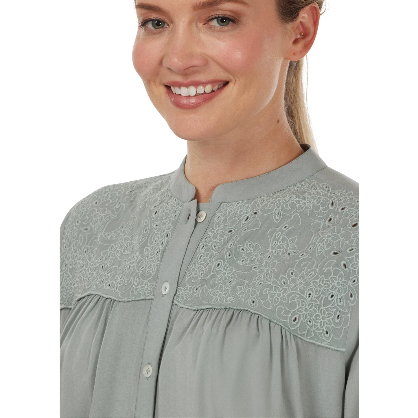 Hollyhocks & Horseshoes Blouse