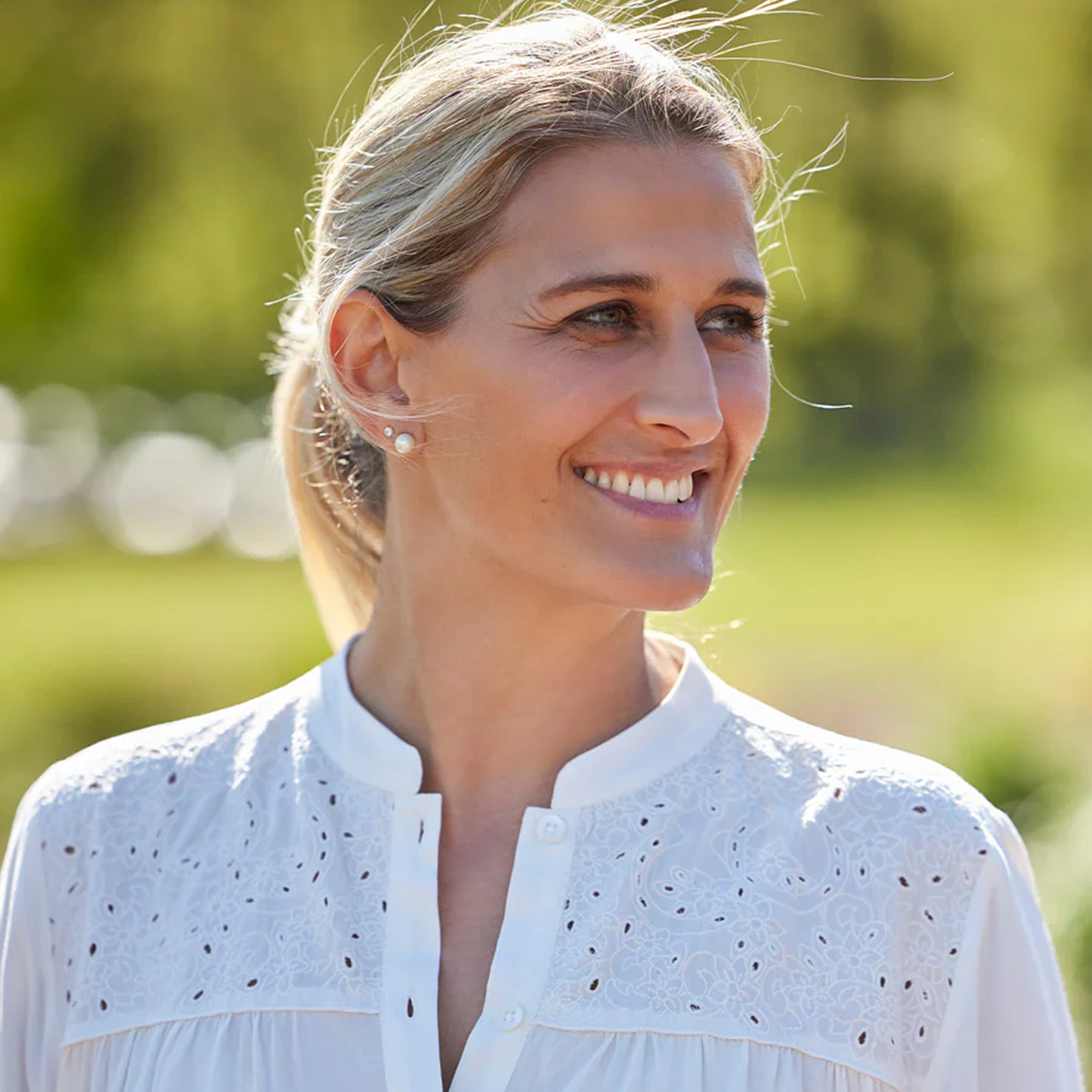 Hollyhocks & Horseshoes Blouse