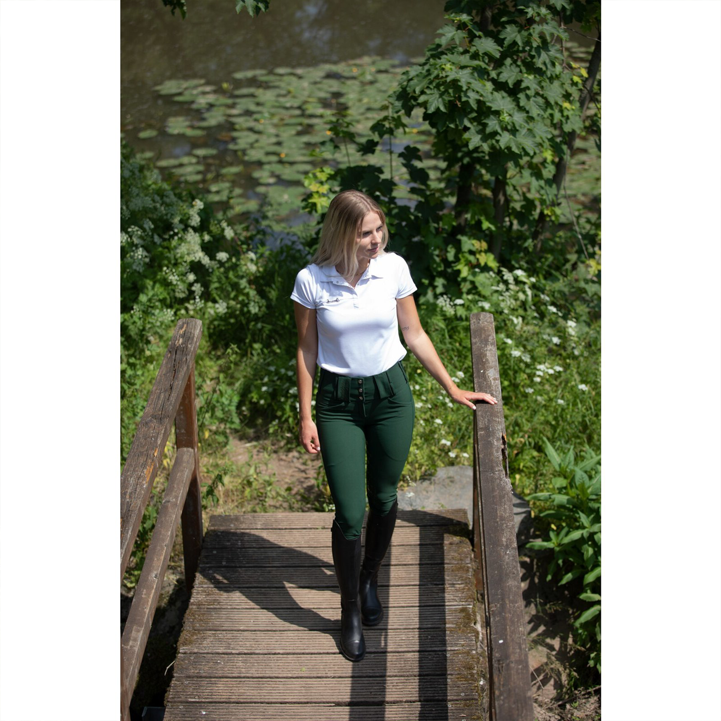 Horze Desiree Silicone Full Seat Breeches w/ Belt Loops