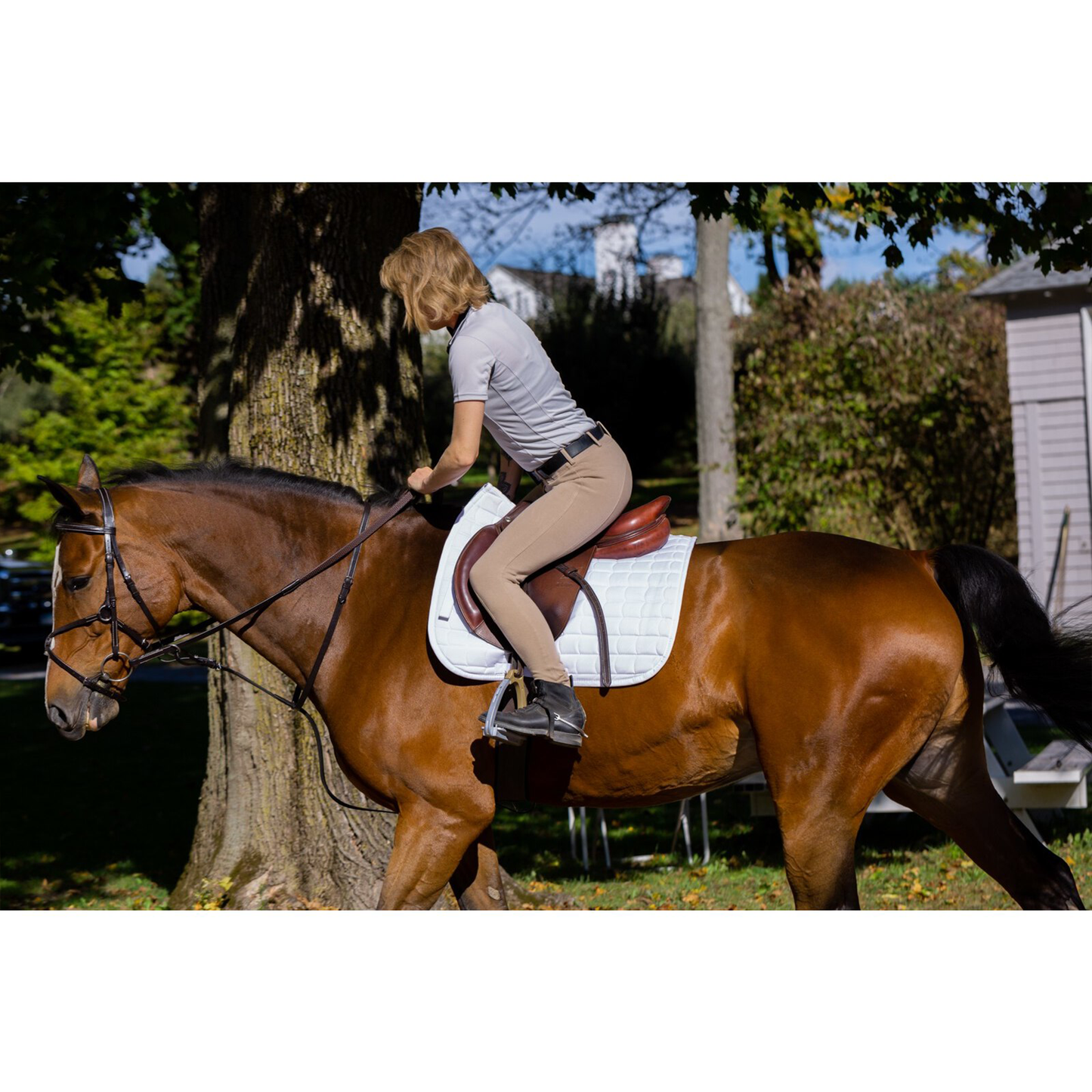 Horze Ella Pull-On Knee Patch Breeches