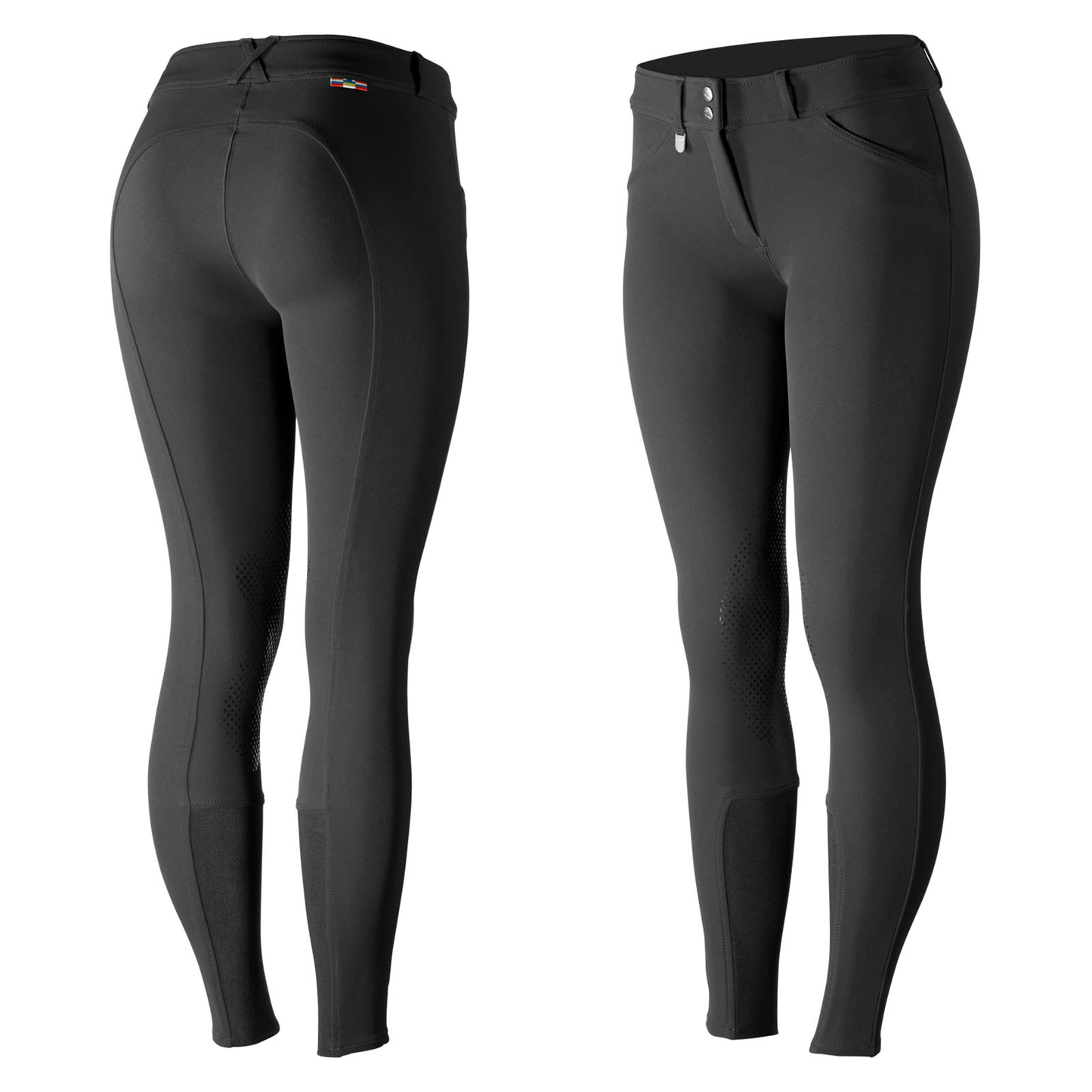 Horze Grand Prix Silicone Knee Patch Breeches