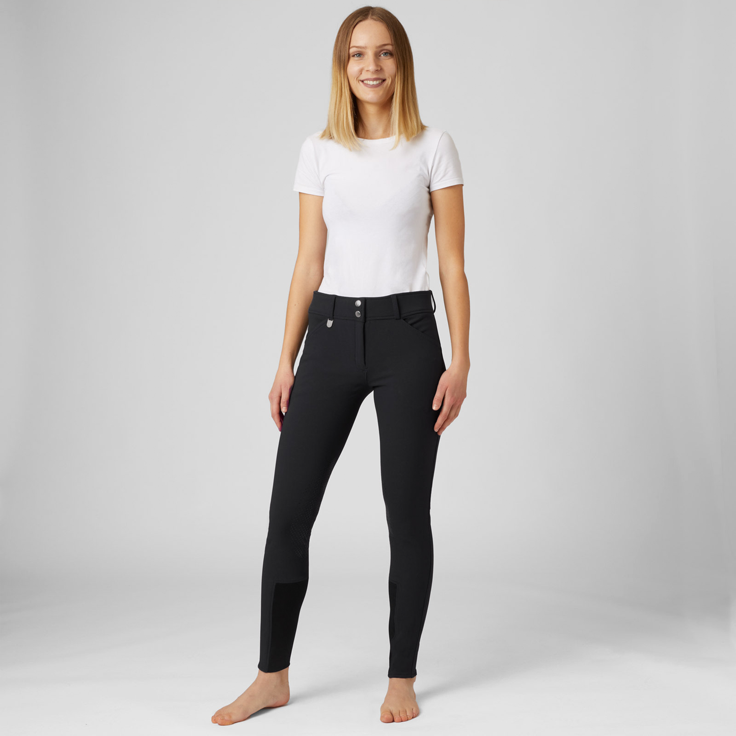 Horze Grand Prix Silicone Knee Patch Breeches