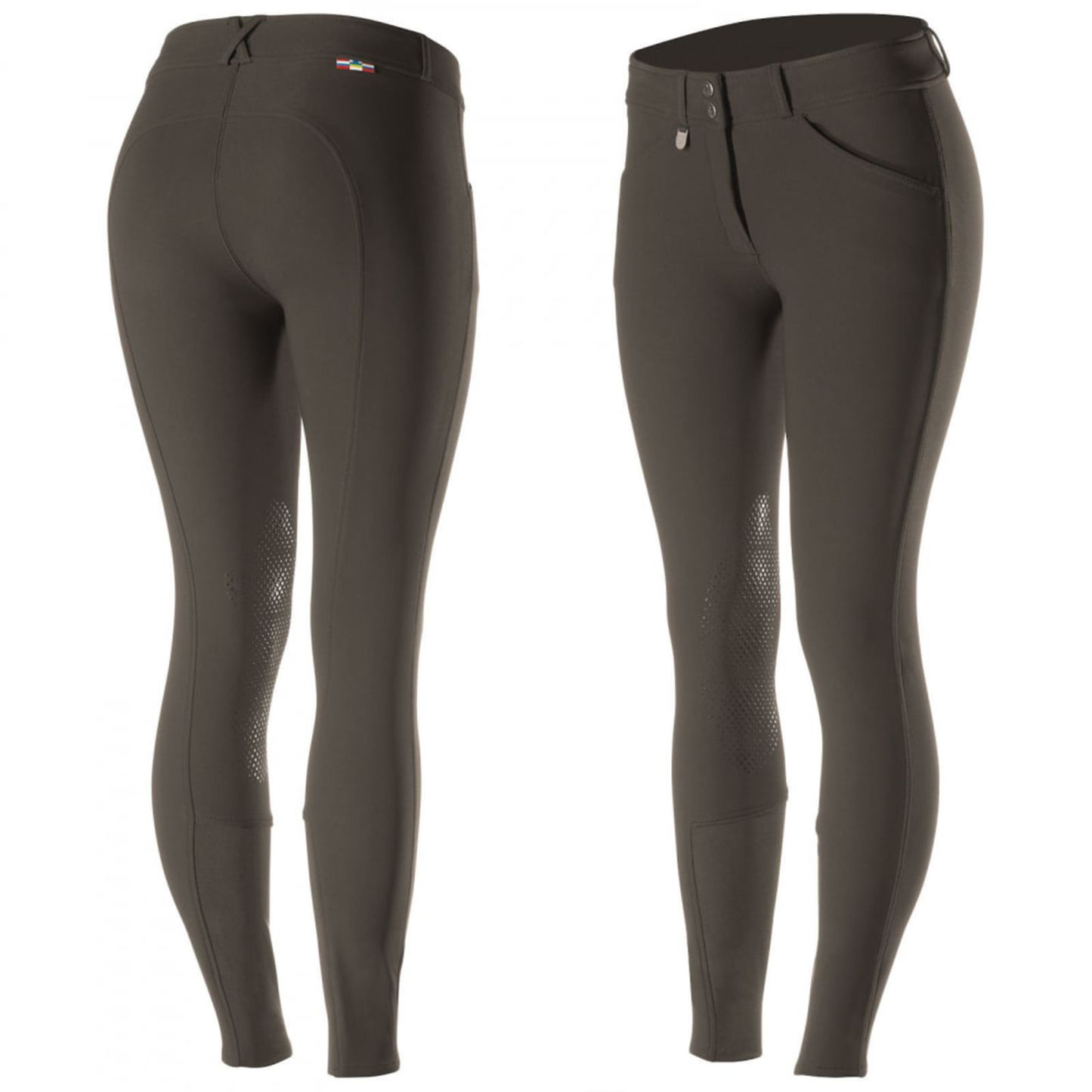 Horze Grand Prix Silicone Knee Patch Breeches