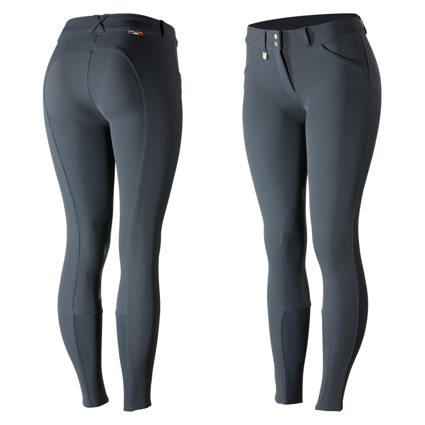 Horze Grand Prix Silicone Knee Patch Breeches