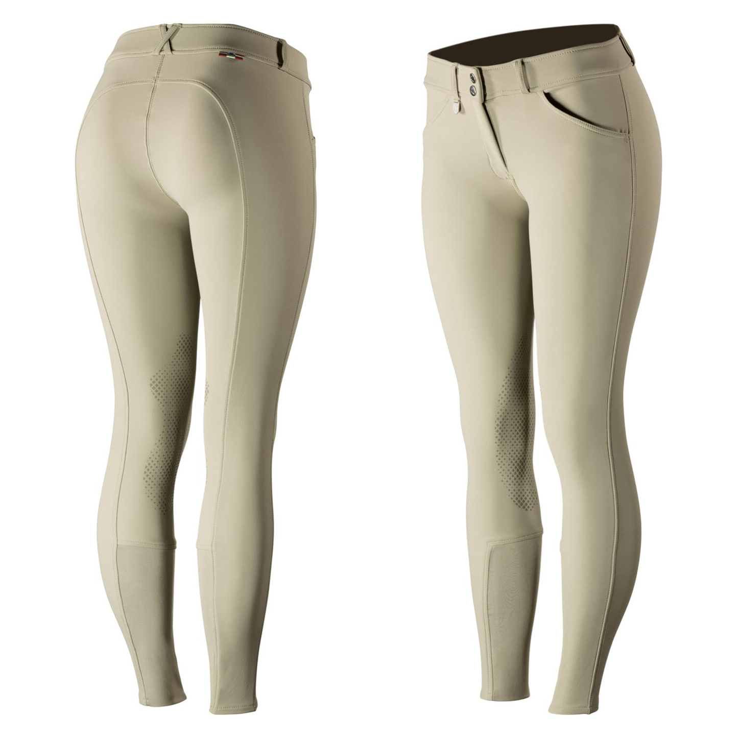 Horze Grand Prix Silicone Knee Patch Breeches