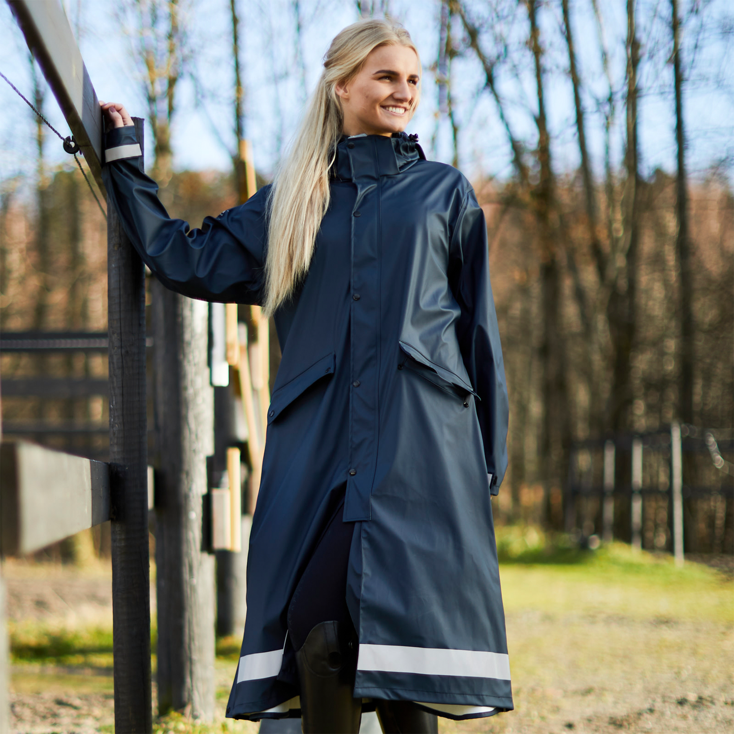 Horze Hazel Long Raincoat