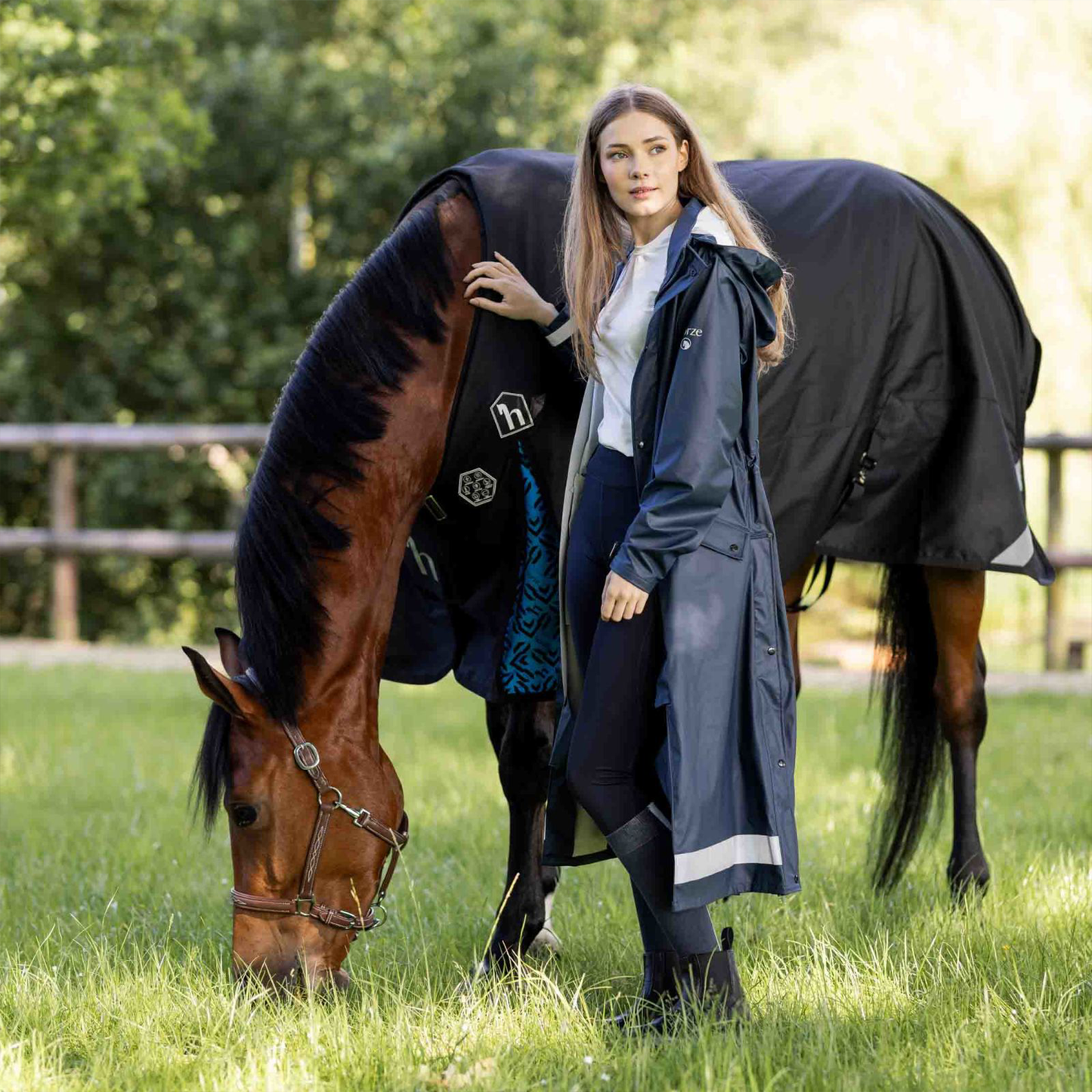 Horze Hazel Long Raincoat