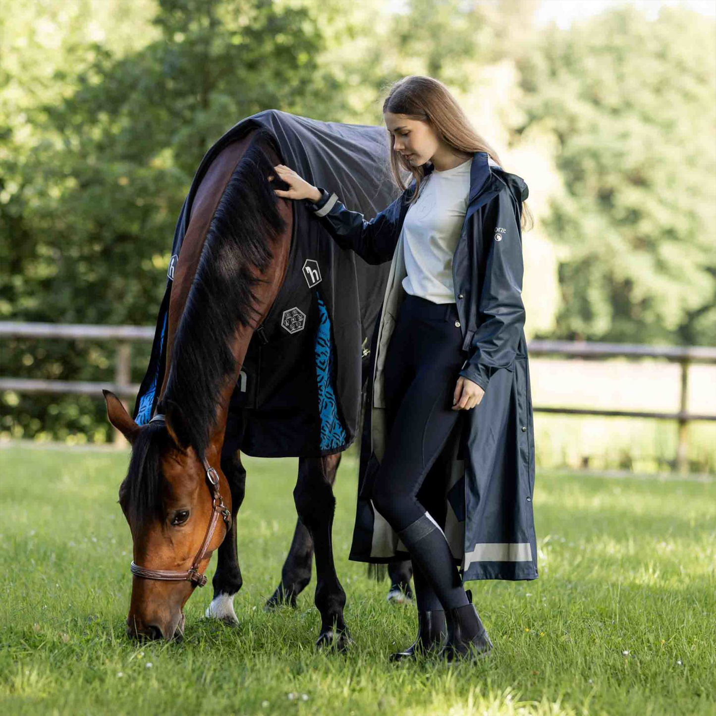 Horze Hazel Long Raincoat