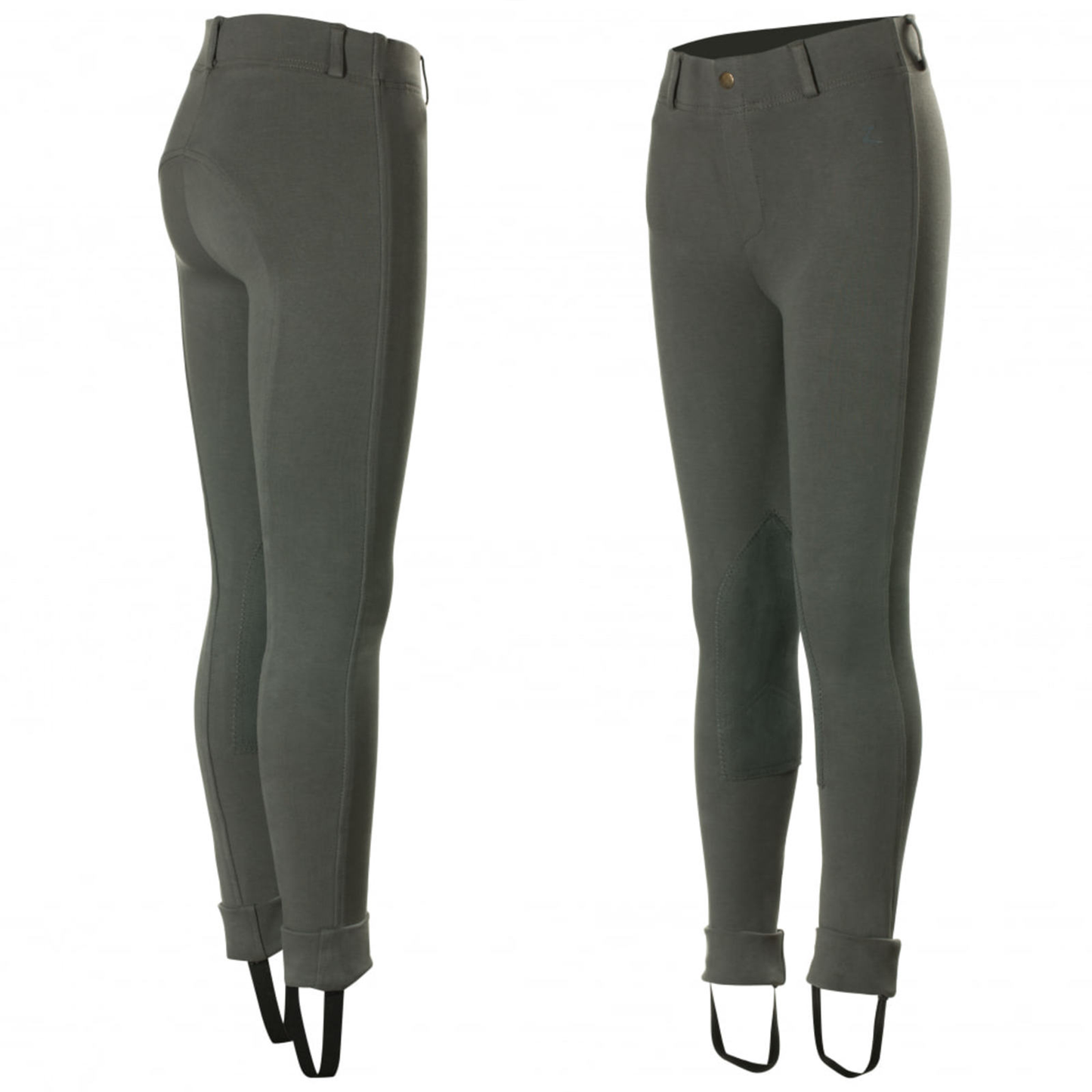 Kids Horze Nora Pull On Knee Patch Jodhpur Breeches
