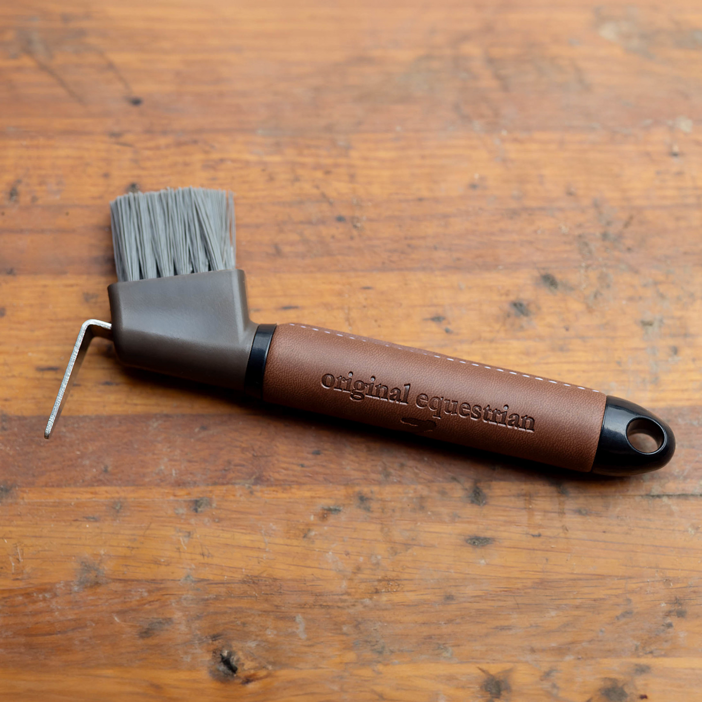 Horze Maddox Leather Handle Hoof Pick