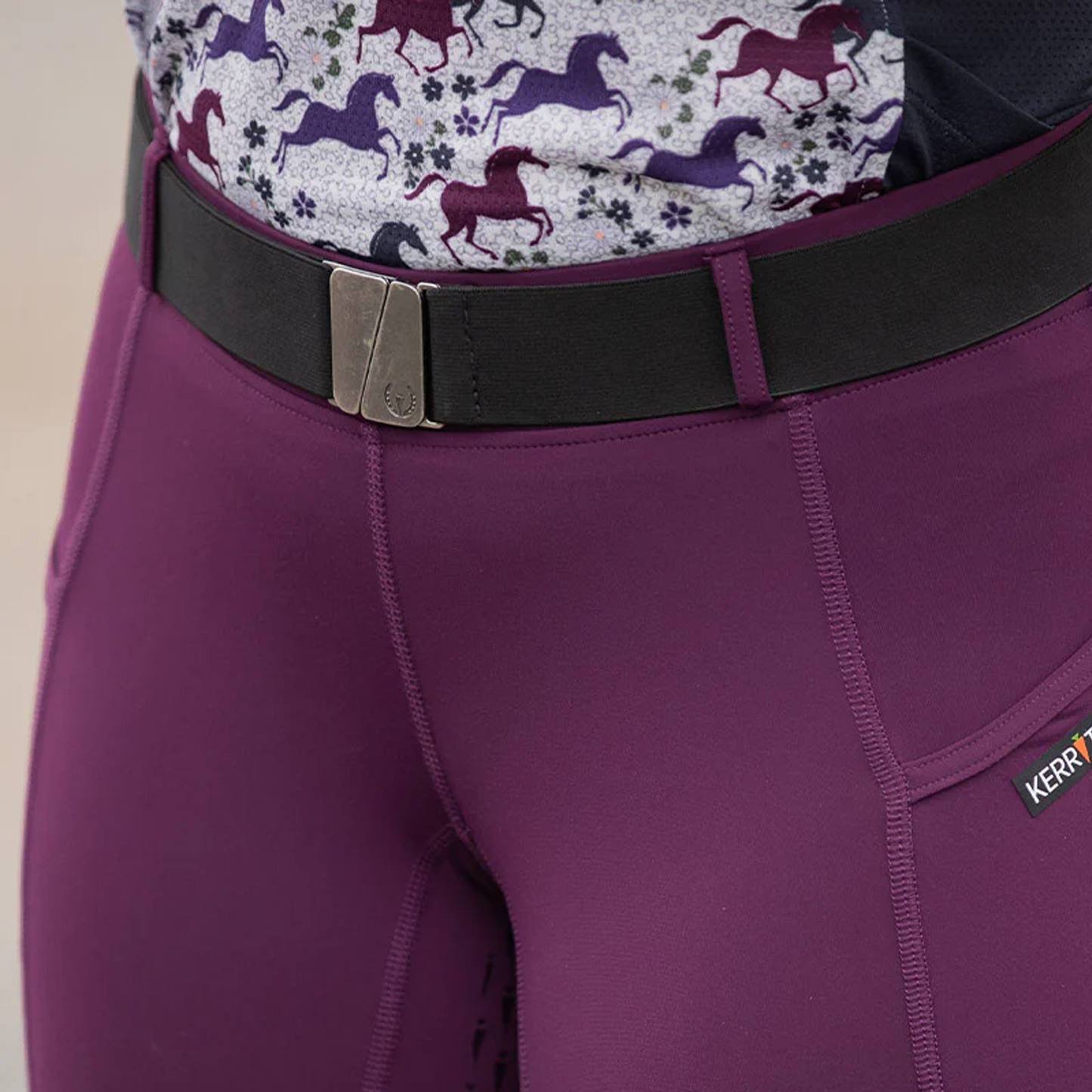 Kerrits Logo Stretch Riding Belt