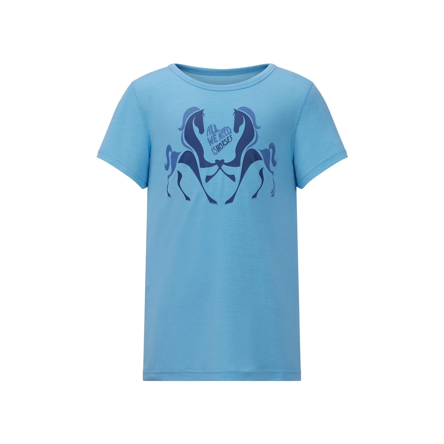 Kids All We Need Is Horses Tee