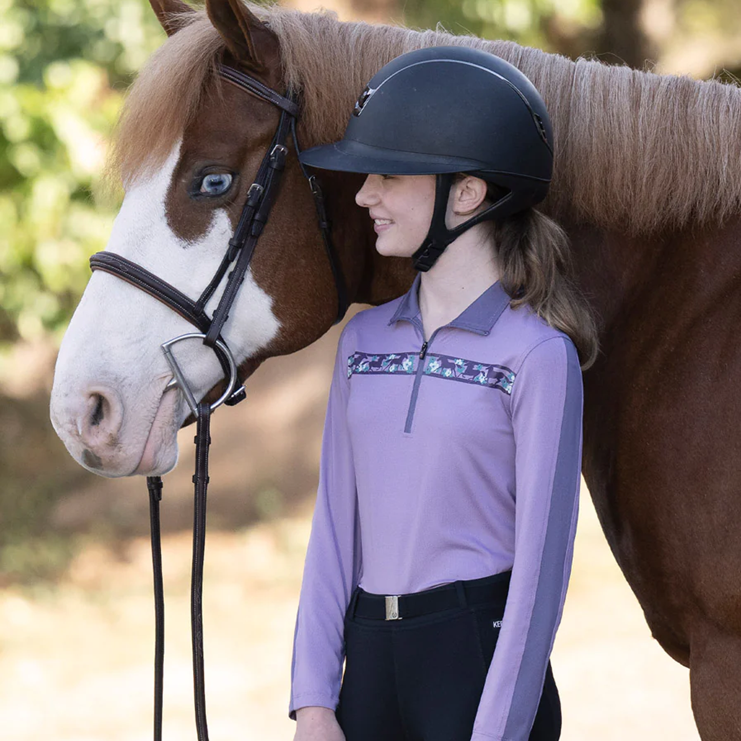 Kids Charisma Coolcore Long Sleeve Riding Shirt