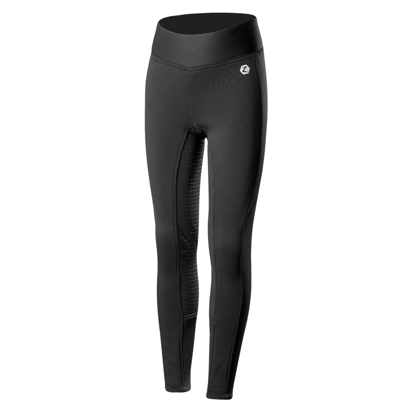 Kids Horze Active Silicone Full Seat Winter Tights
