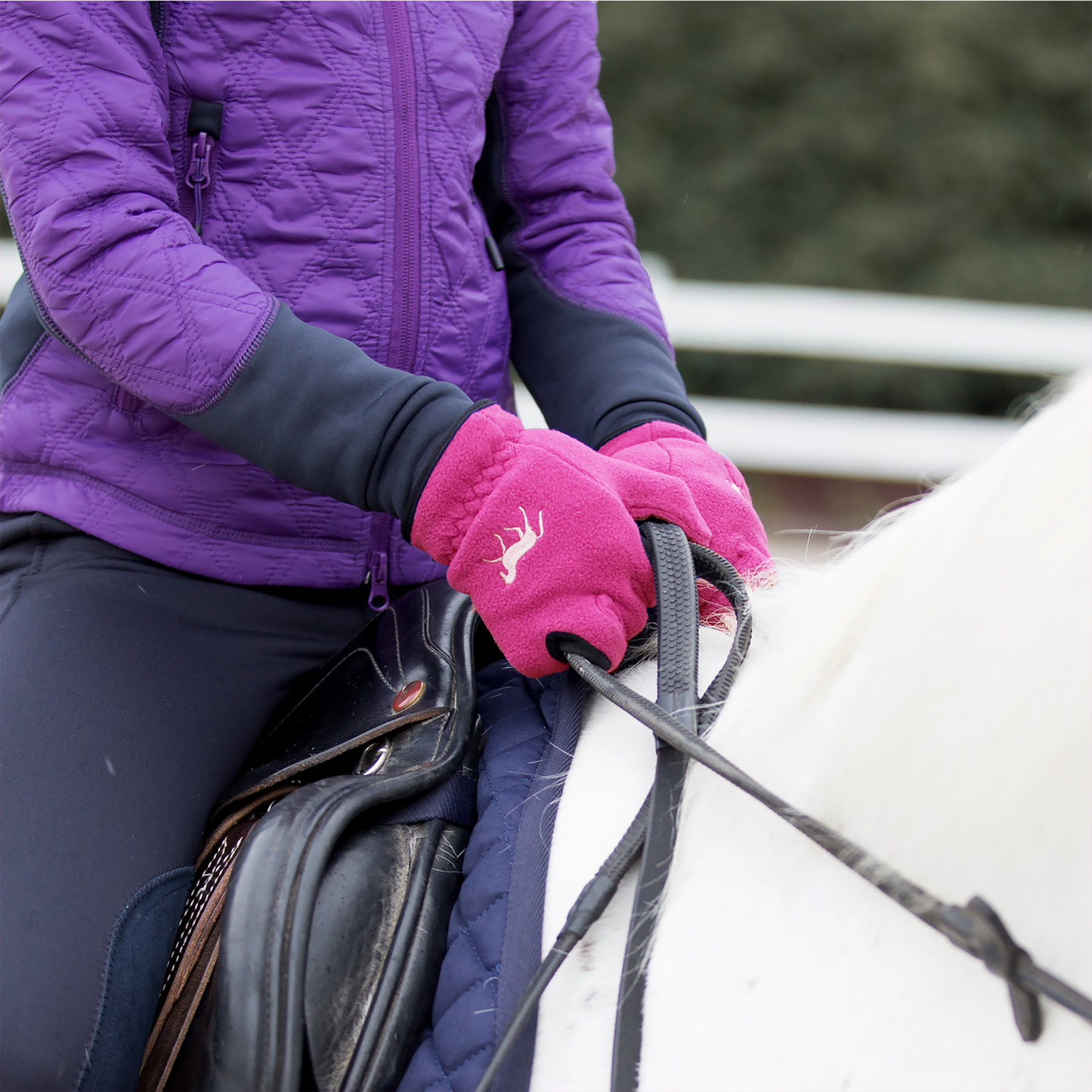 Kids Horze Fleece Gloves