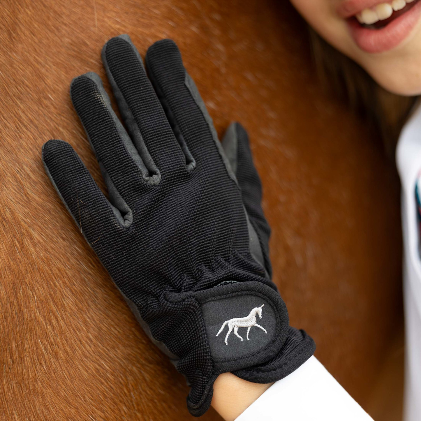 Kids Horze Stretch Kids Gloves