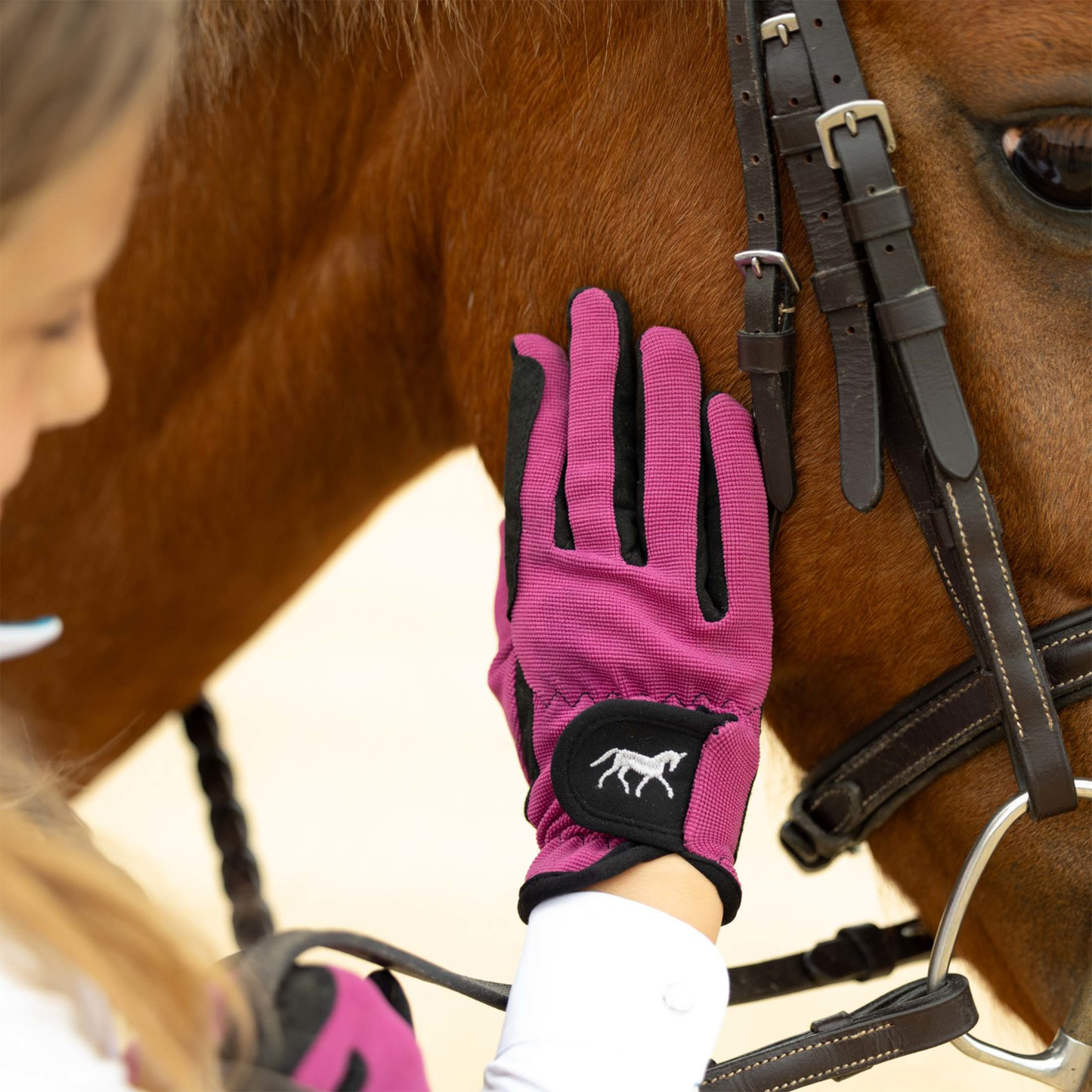 Kids Horze Stretch Kids Gloves