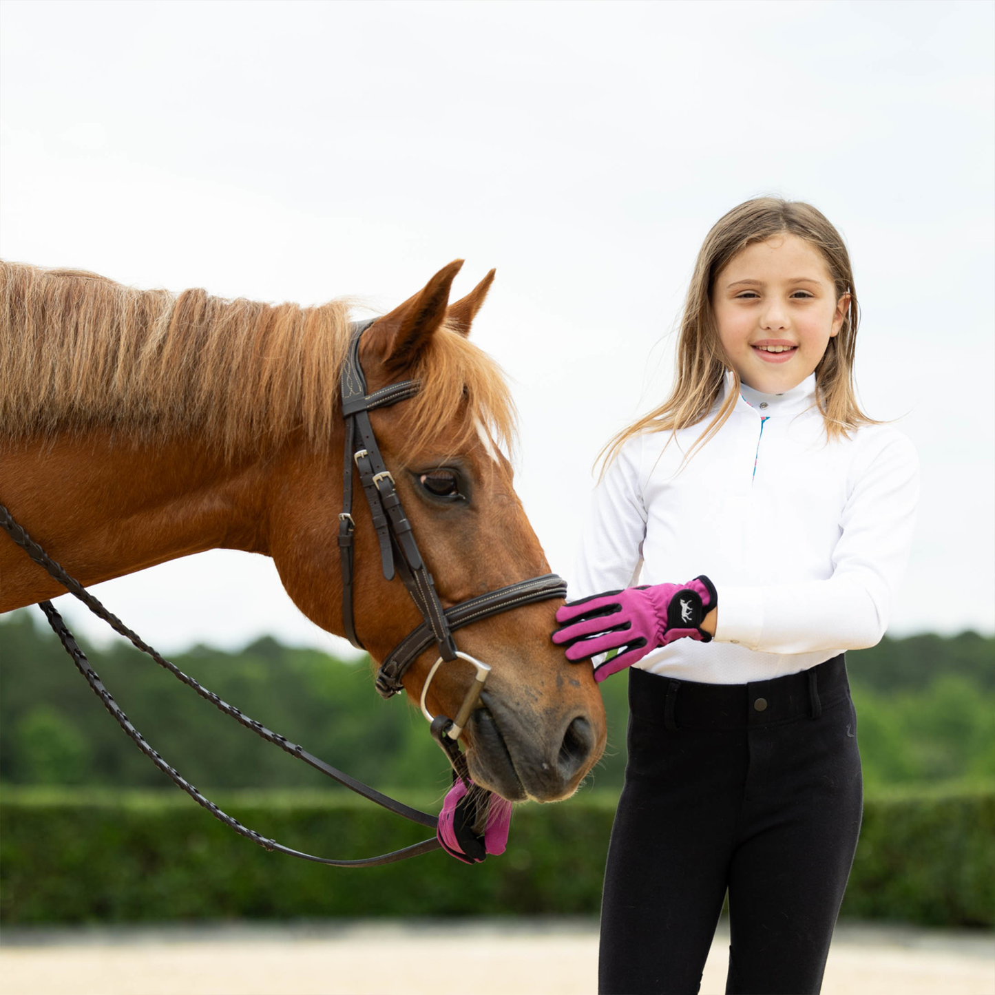 Kids Horze Stretch Kids Gloves