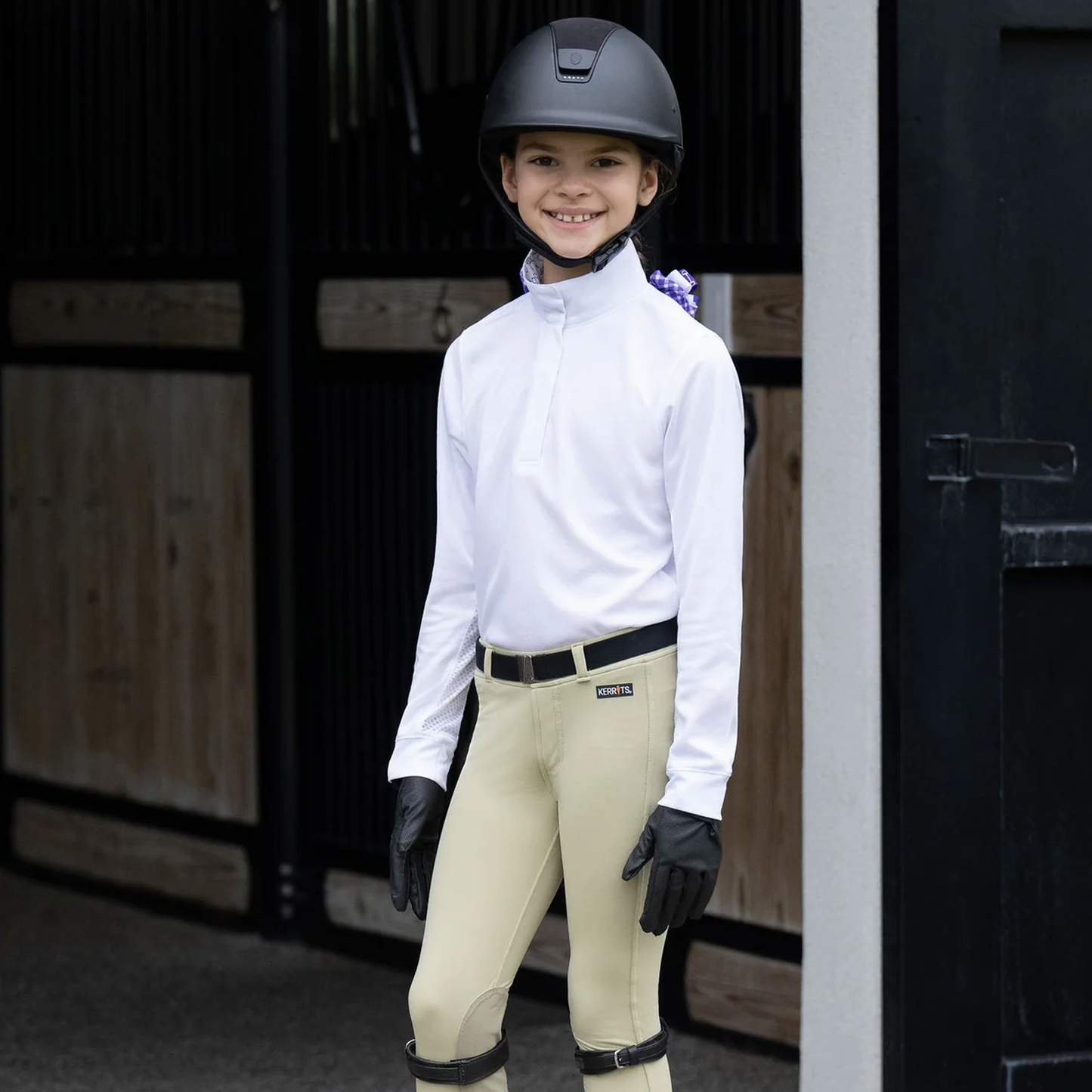 Kids Ice Fil Knee Patch Jodhpurs