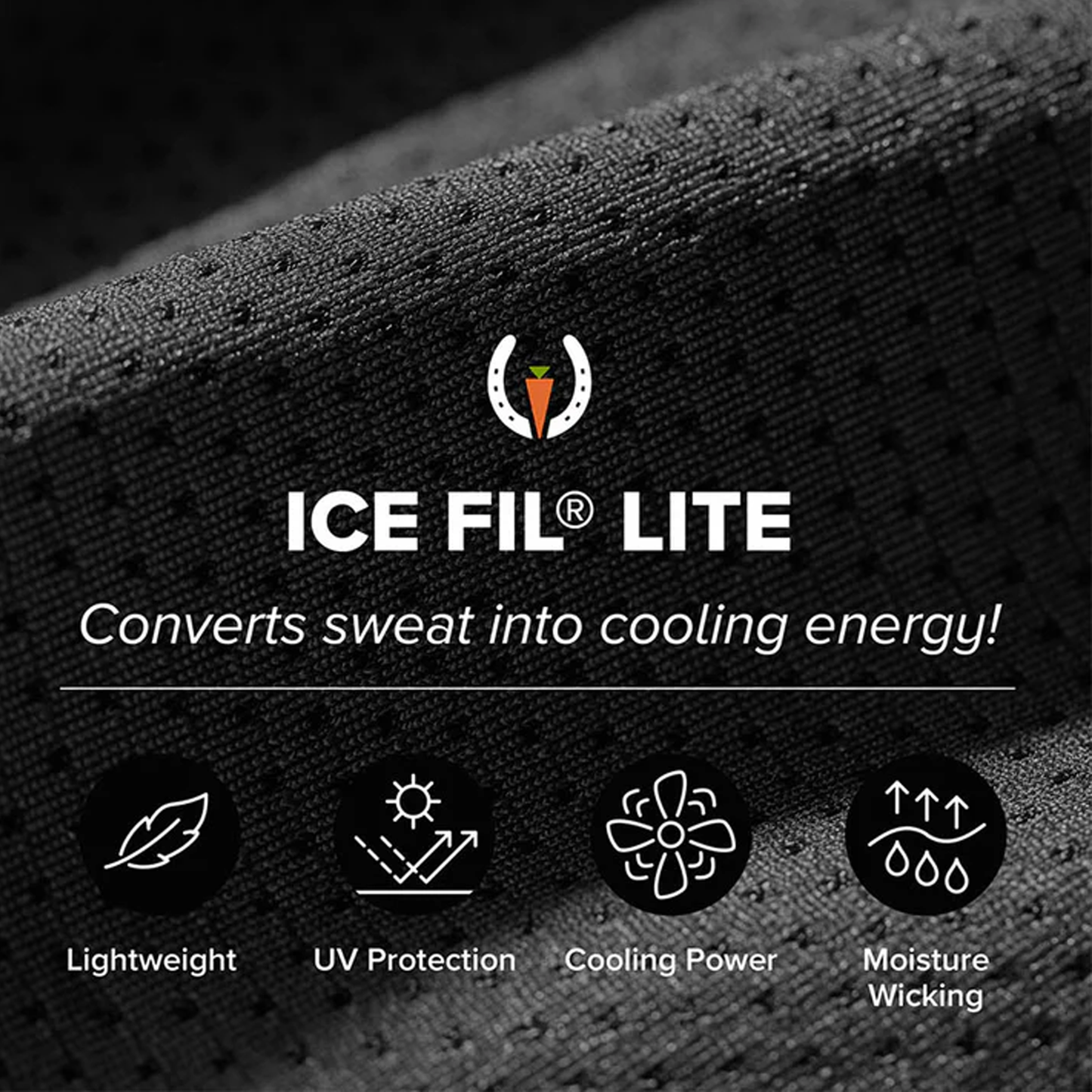 Kids Ice Fil Lite Long Sleeve Riding Shirt