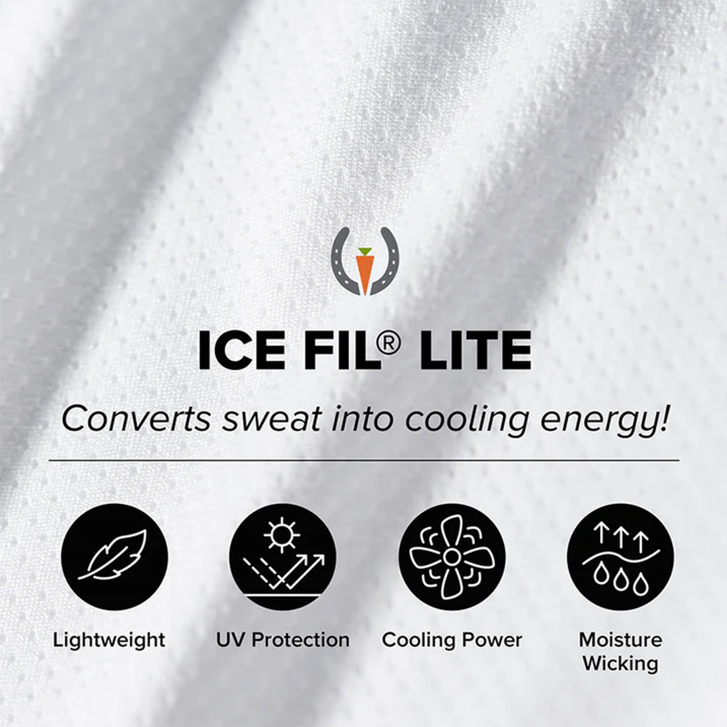 Kids Ice Fil Lite Long Sleeve Riding Shirt